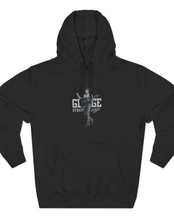 George Strait Peddling Three-Panel Fleece Hoodie