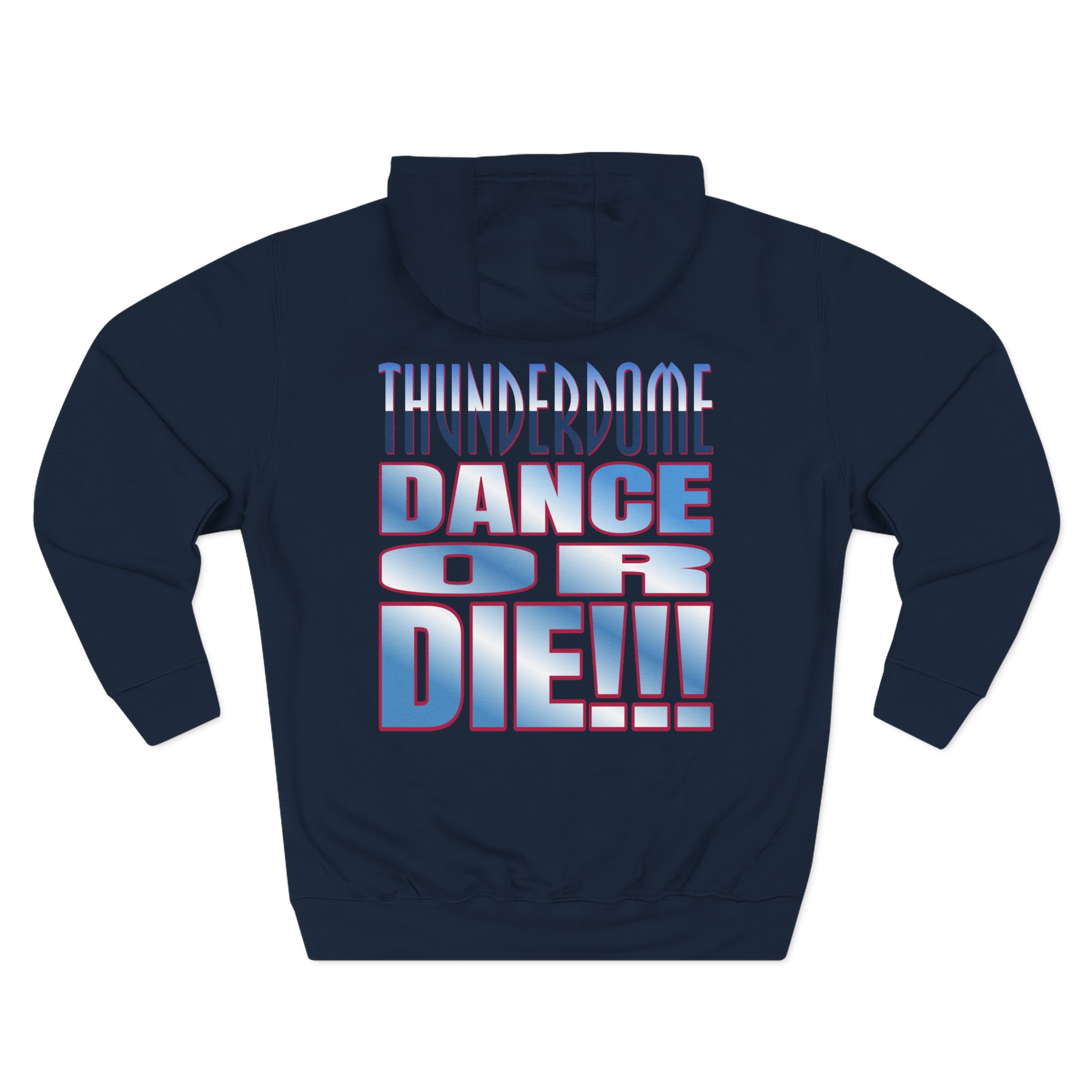 Thunderdome Dance Or Die Three-panel Fleece Hoodie - Image 6