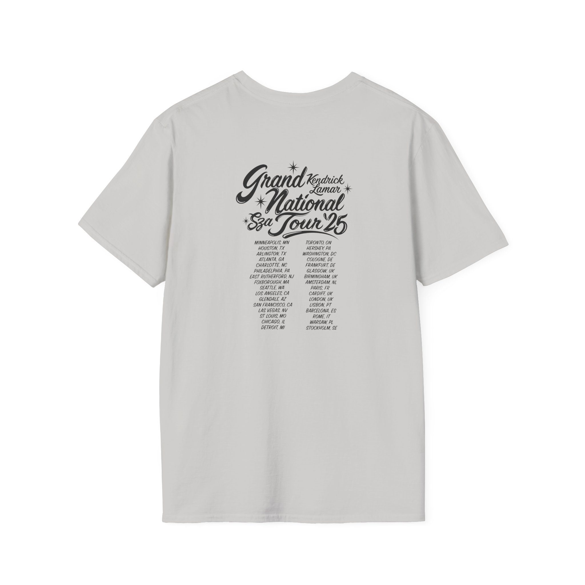 Sza Sos if This World Were Mine Grand National Tou Unisex Softstyle T-Shirt - Image 10