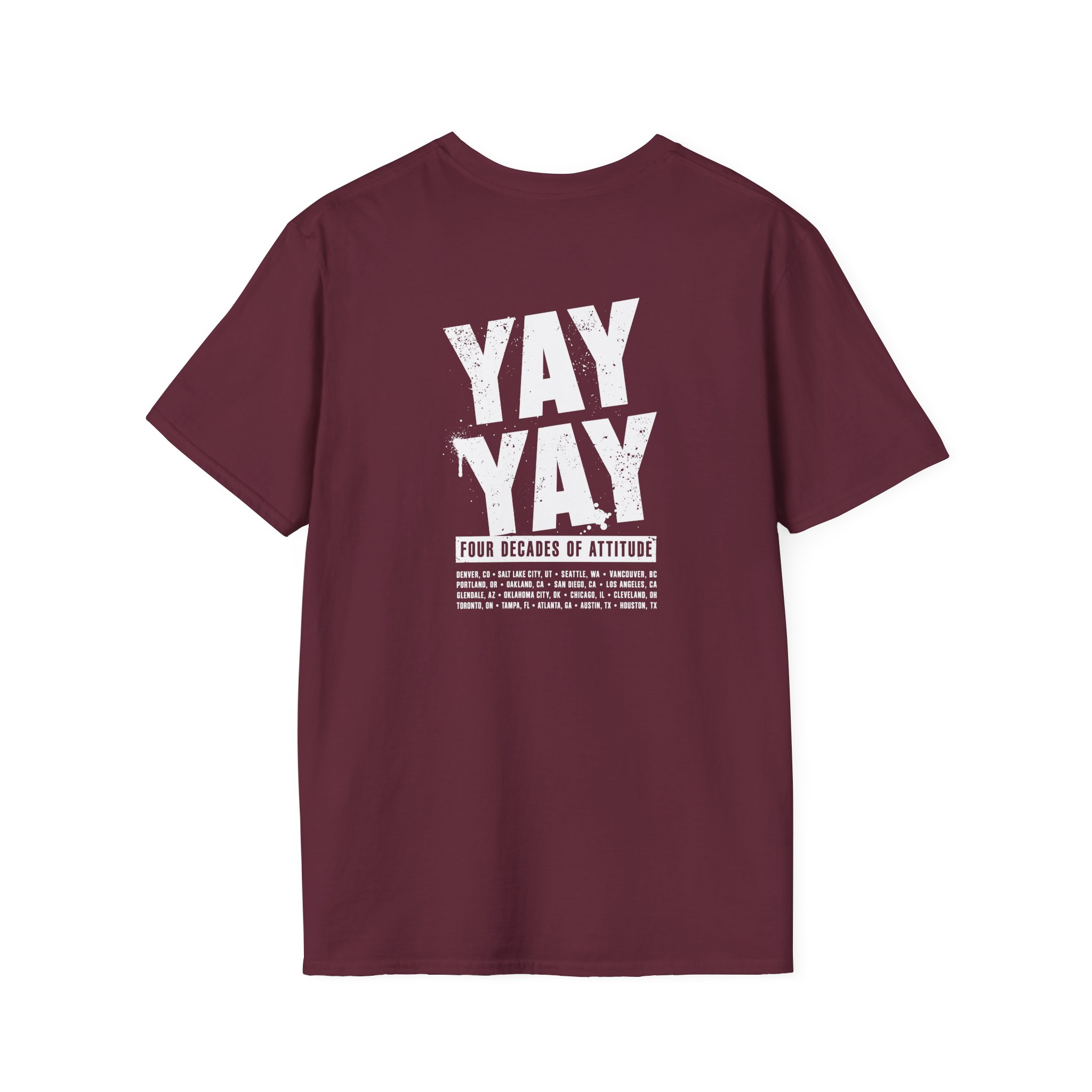 Ice Cube Yay Yay Tour Unisex Softstyle T-Shirt - Image 4