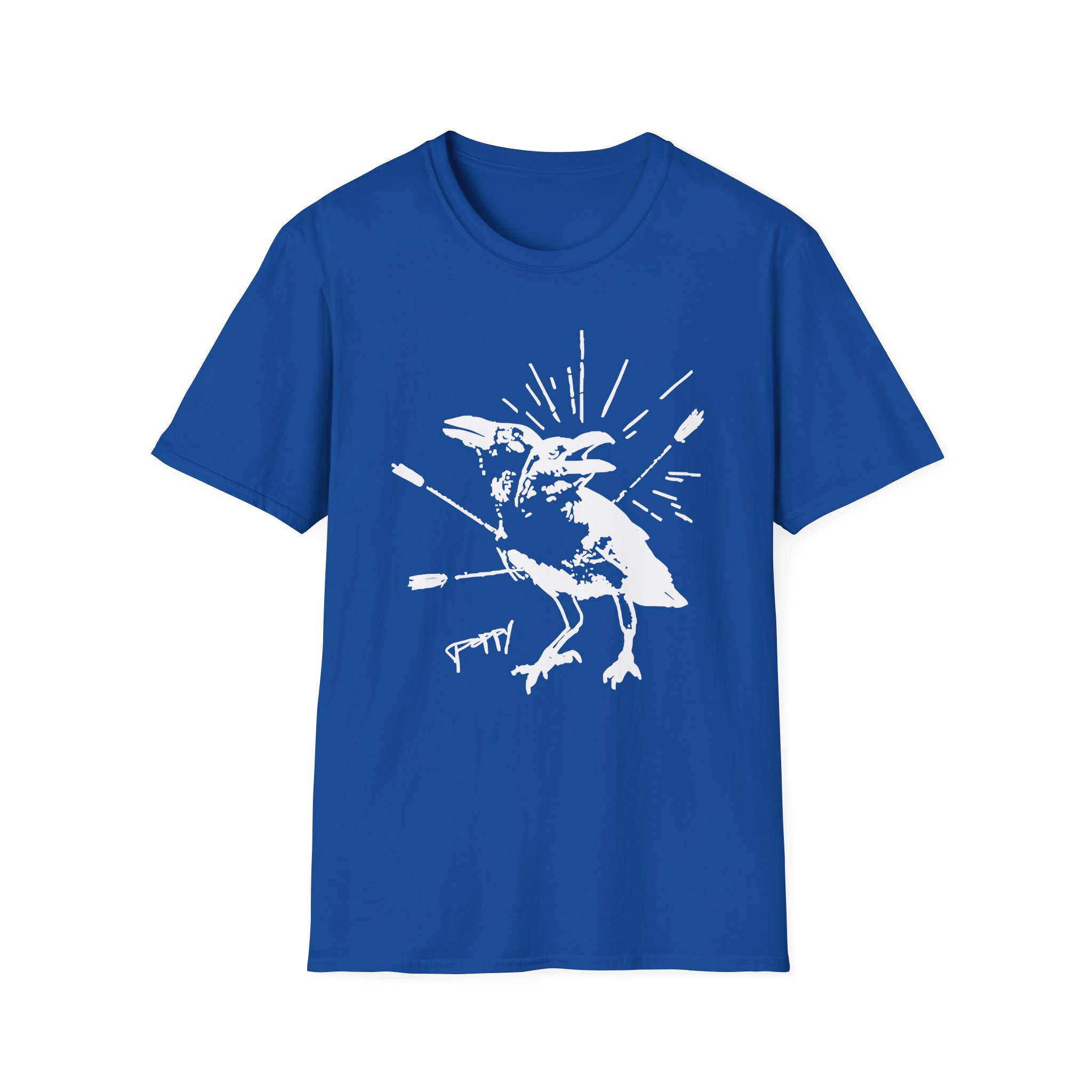 Poppy Coward Birds Unisex Softstyle T-Shirt - Image 9