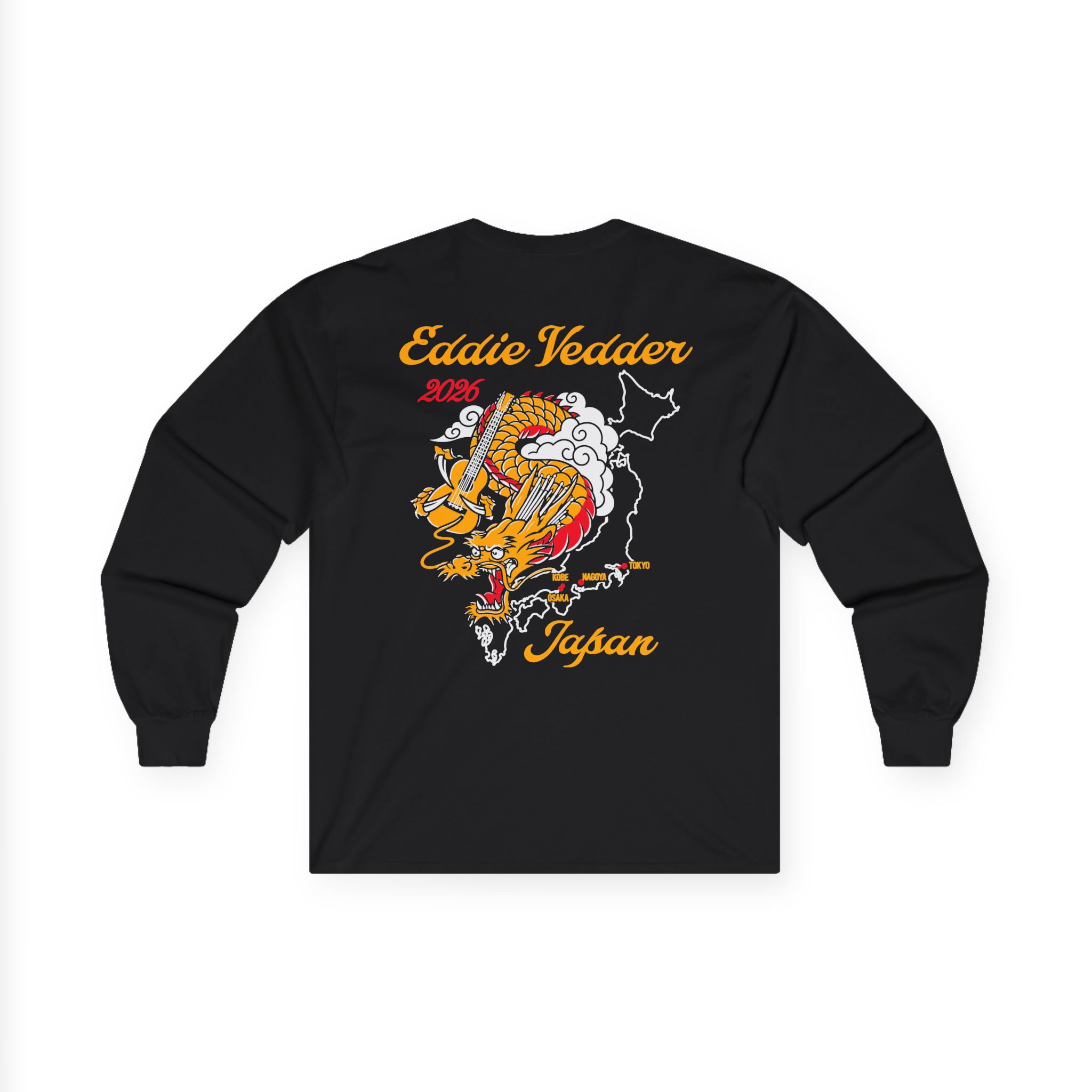 Eddie Vedder 2026 Tokyo Japan Unisex Ultra Cotton Long Sleeve Tee - Image 2