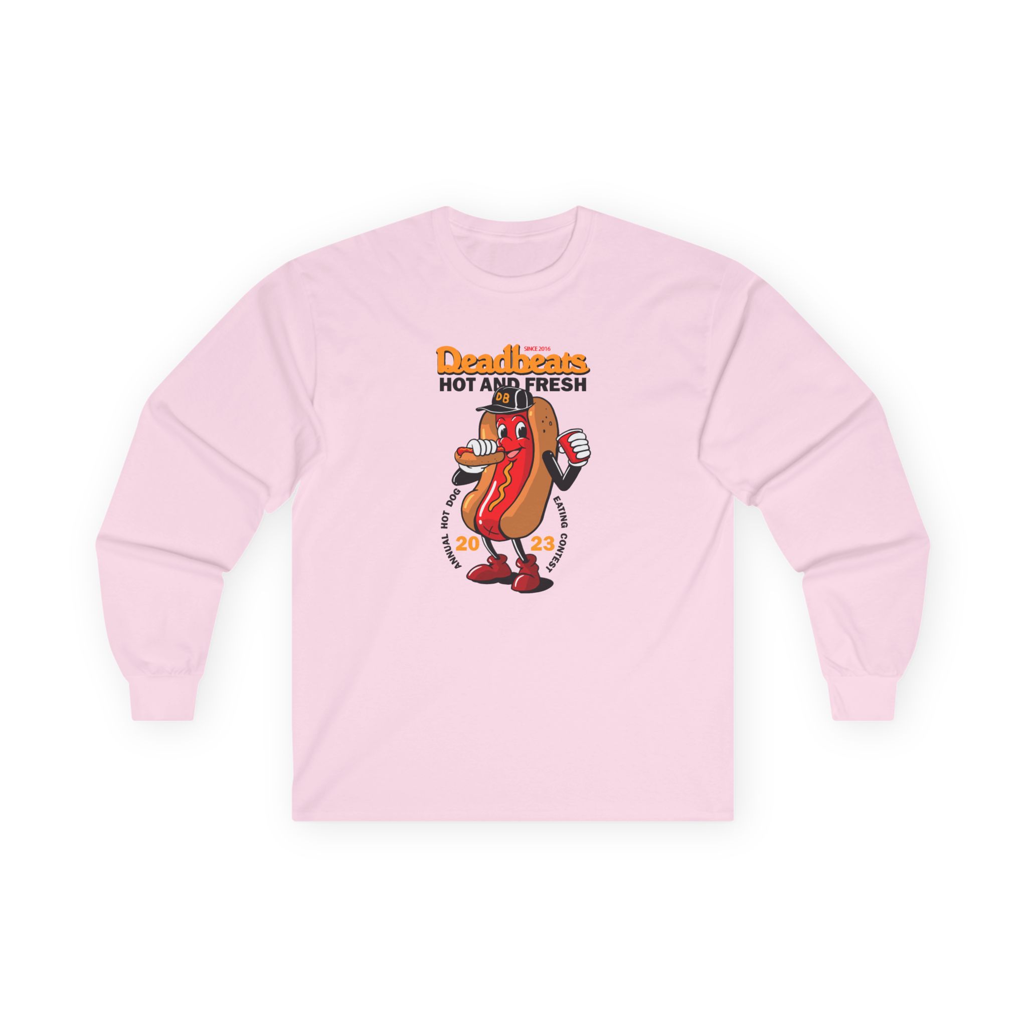 Deadbeats Jamboree Hot Dog Unisex Ultra Cotton Long Sleeve Tee - Image 9