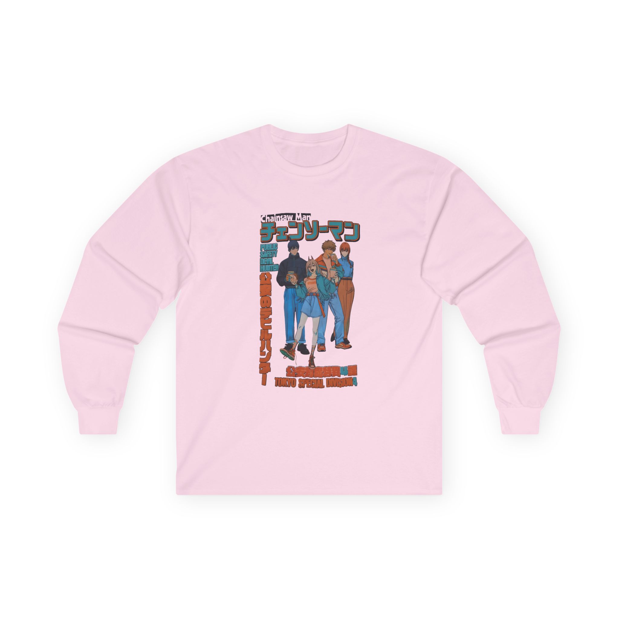 Chainsaw Man Group Unisex Ultra Cotton Long Sleeve Tee - Image 7