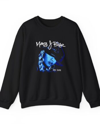 Mary J Blige My Life Album Cover Unisex Heavy Blend™ Crewneck Sweatshirt