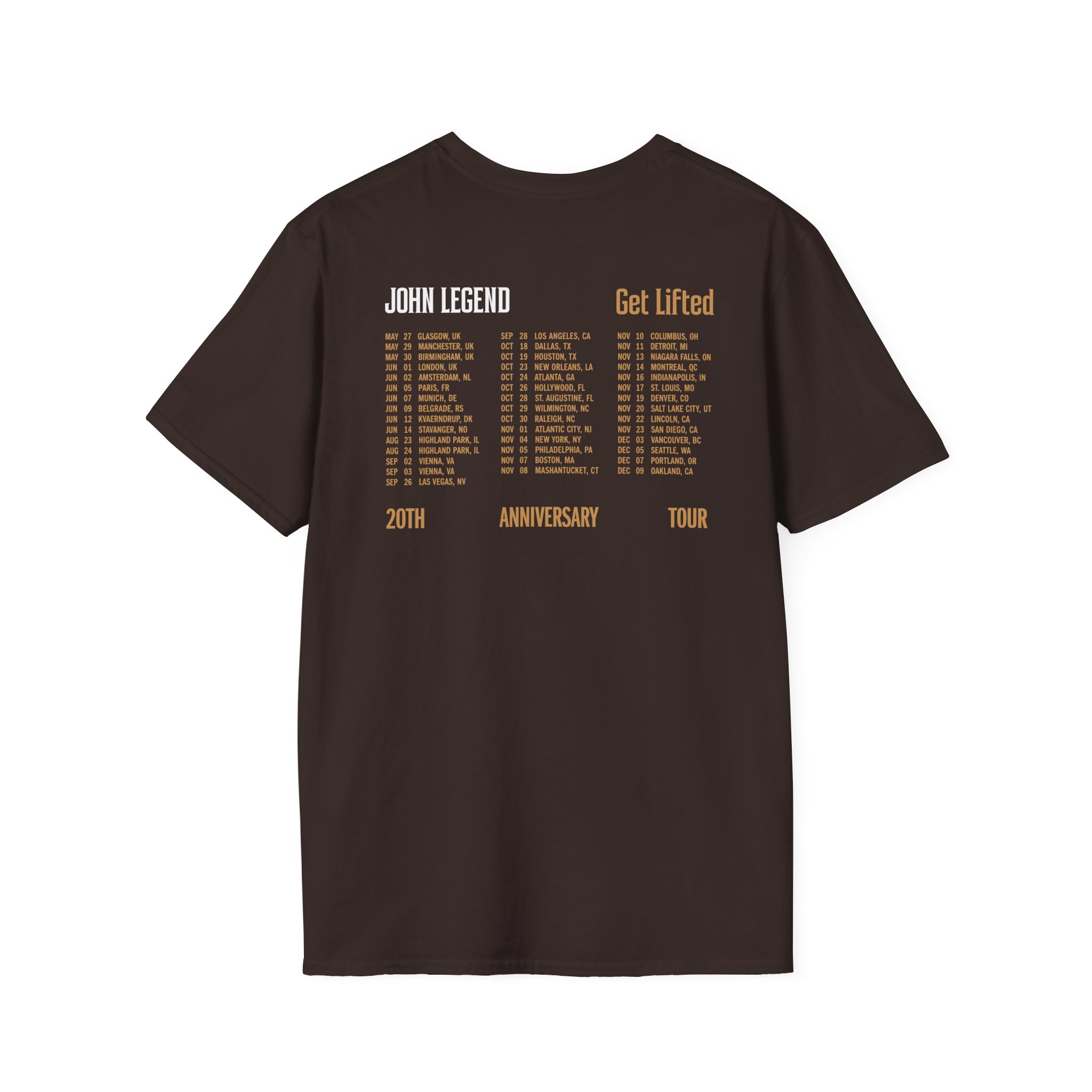 John Legend Get Lifted Unisex Softstyle T-Shirt - Image 4