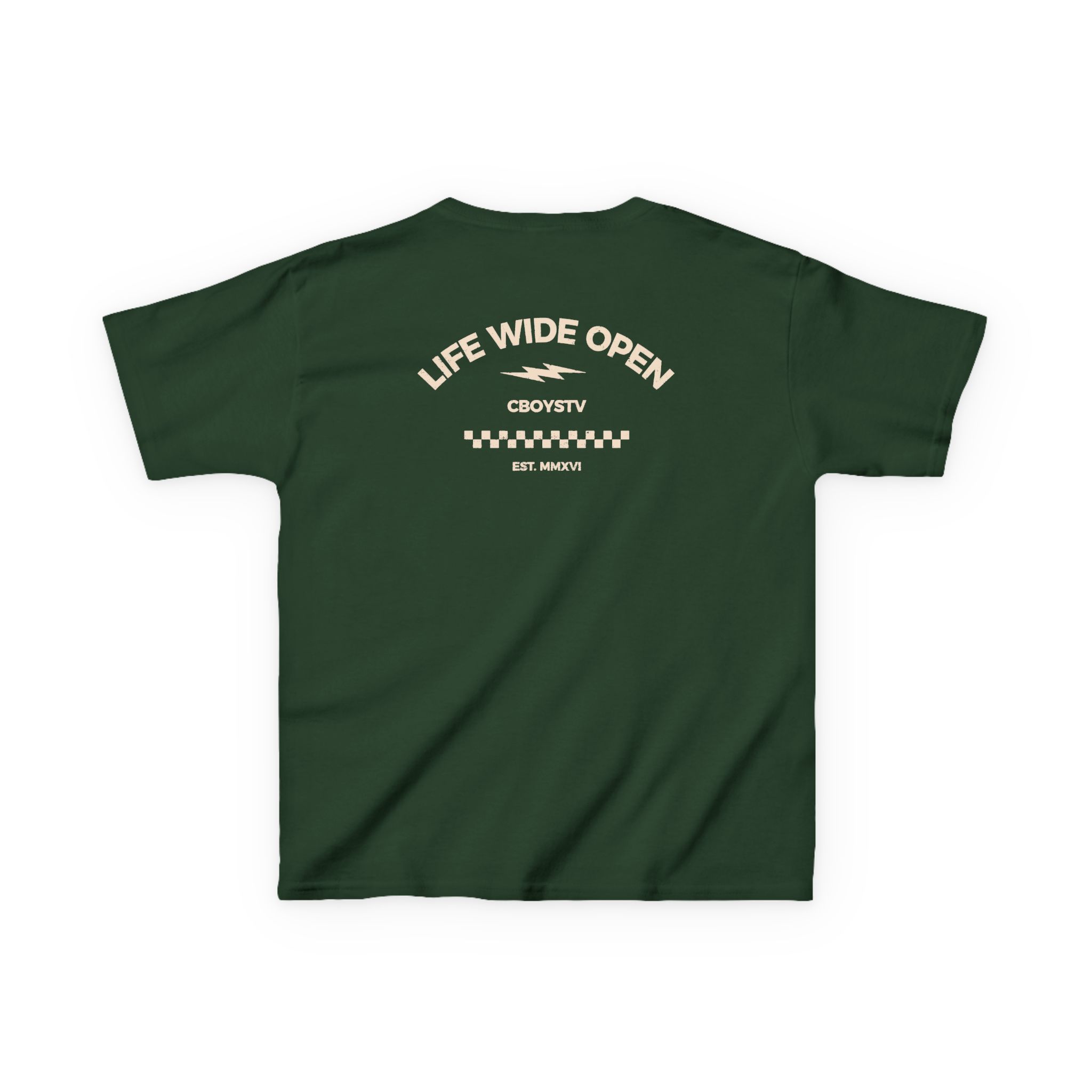 Kids Cboystv Checkered Tournament Heavy Cotton™ Tee - Image 6