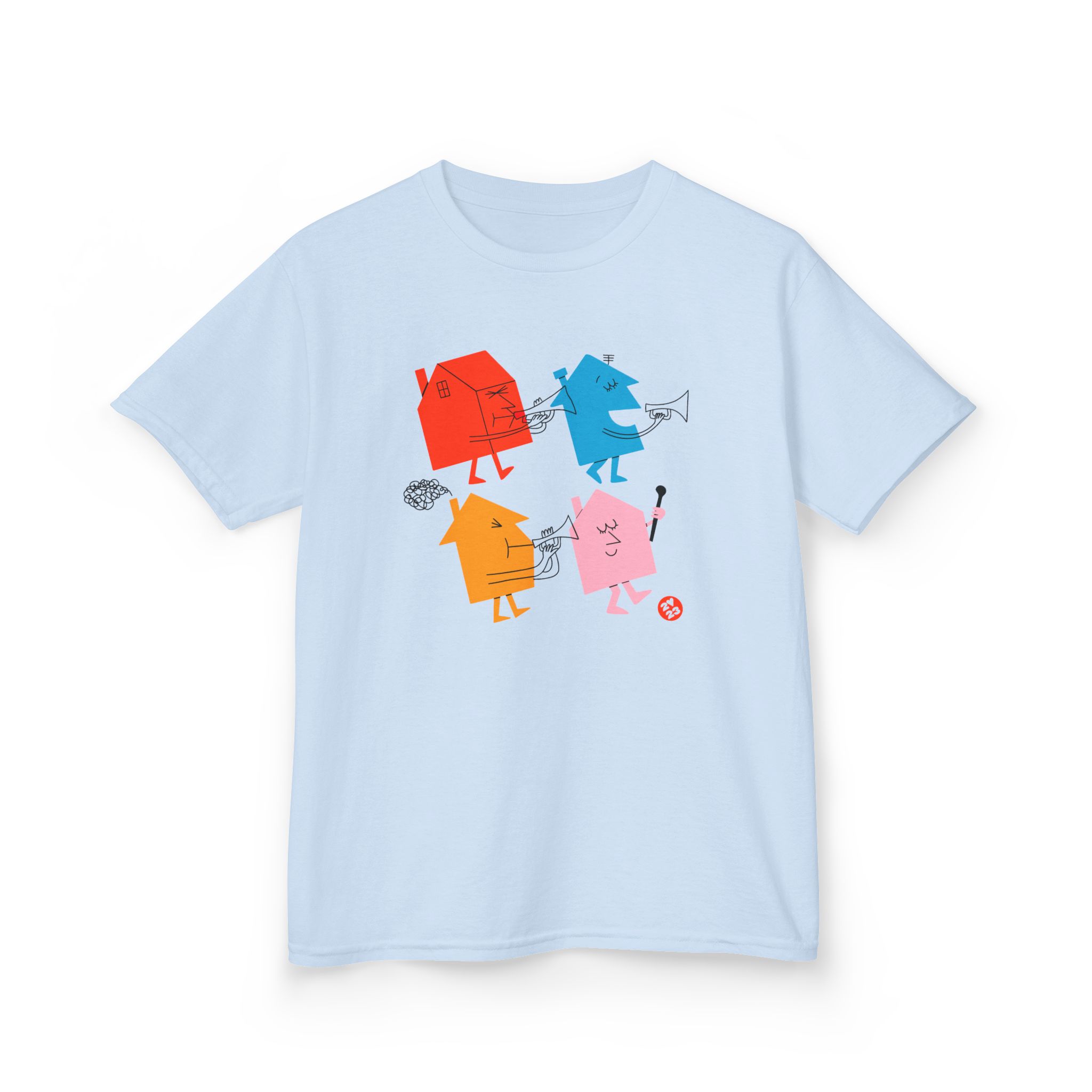 Love on Tour 4 Houses Raglan Kids Heavy Cotton™ Tee - Image 7