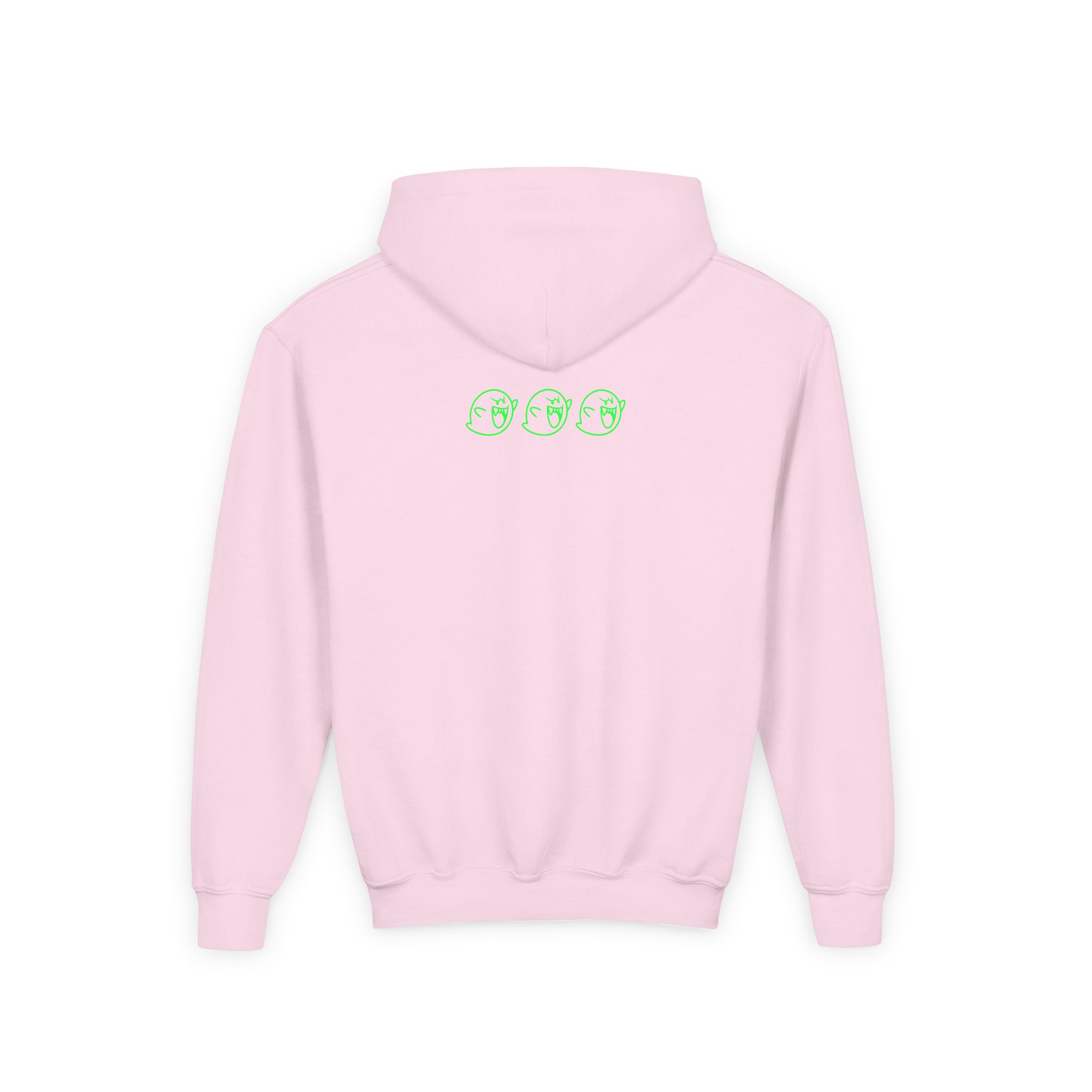 NTD Luigi™ and Boo Youth Heavy Blend Hooded Sweatshirt - Image 10