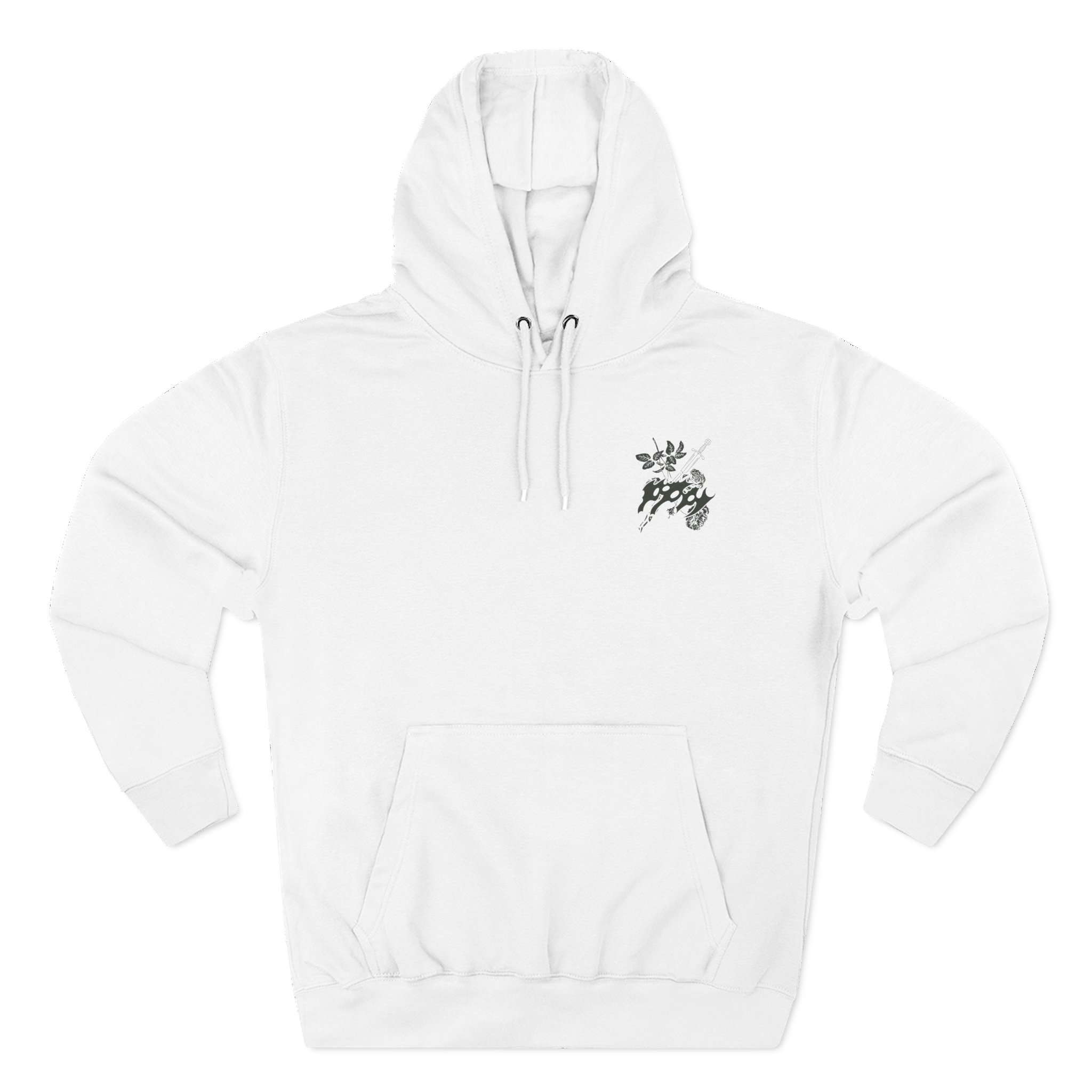 Poppy Cost Of Giving Up Three-Panel Fleece Hoodie