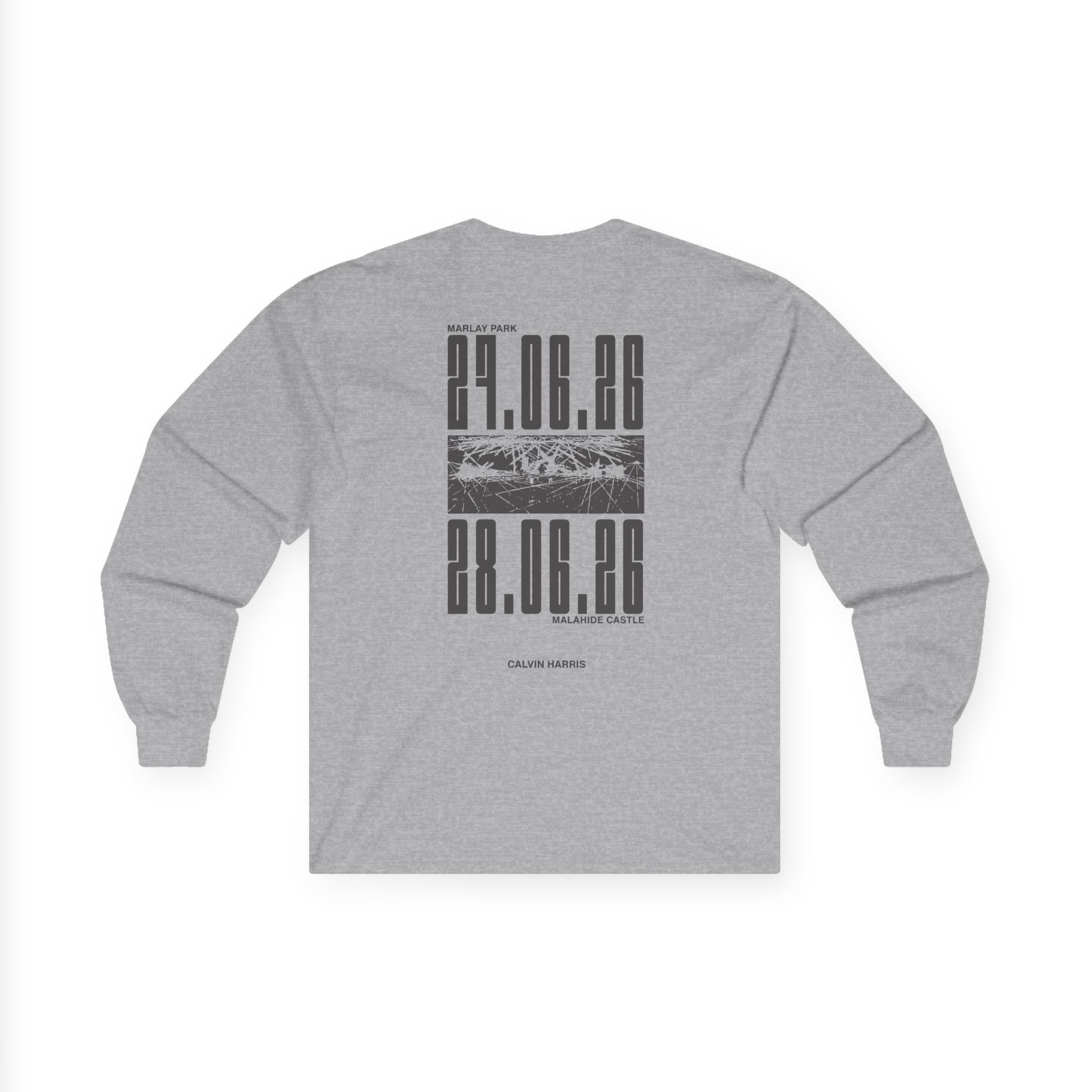 Calvin Harris Malahide Castle Tour Unisex Ultra Cotton Long Sleeve Tee - Image 6