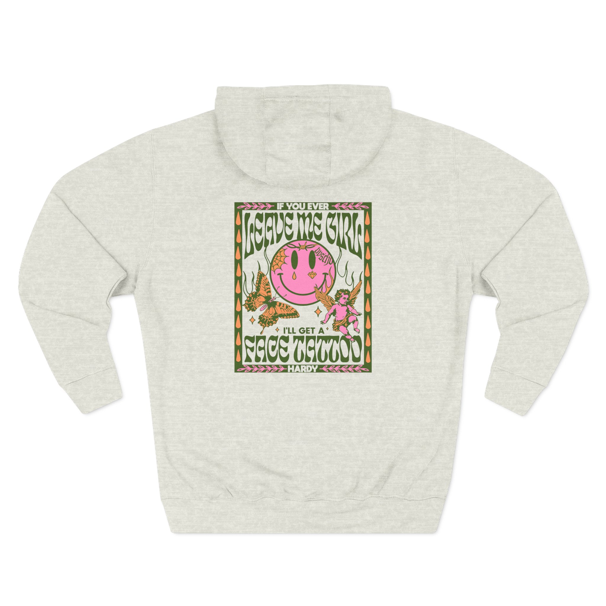 Hd if You Ever Leave Me Three-Panel Fleece Hoodie - Image 6