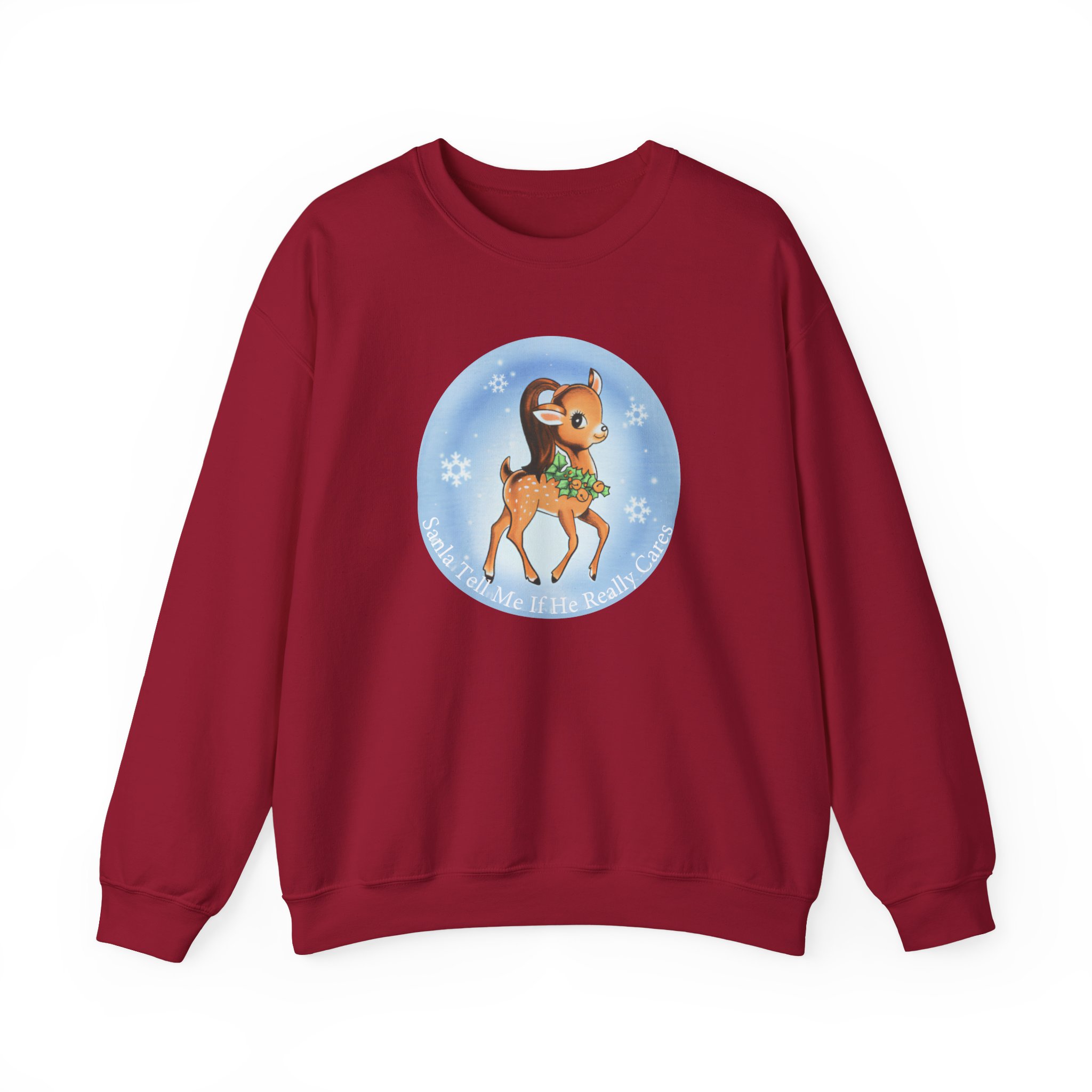 AG Santa Tell Me Unisex Heavy Blend™ Crewneck Sweatshirt - Image 21