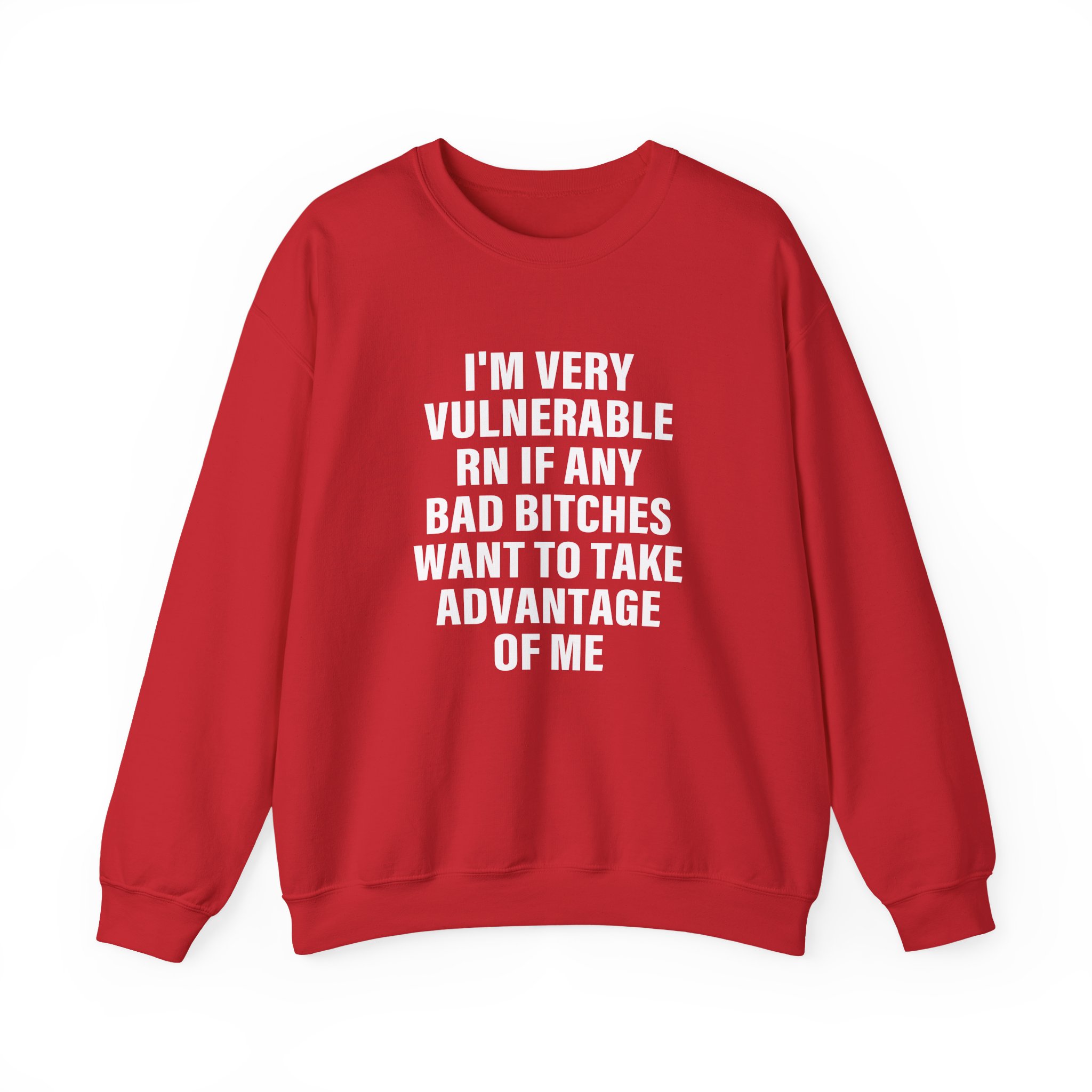 Dom Dolla I'm Very Vulnerable Rn if Any Bad Bitches Want to Take Advantage of Me Unisex Heavy Blend™ Crewneck Sweatshirt - Image 25