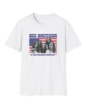Janis Joplin Big Brother & the Holding Company Unisex Softstyle T-Shirt