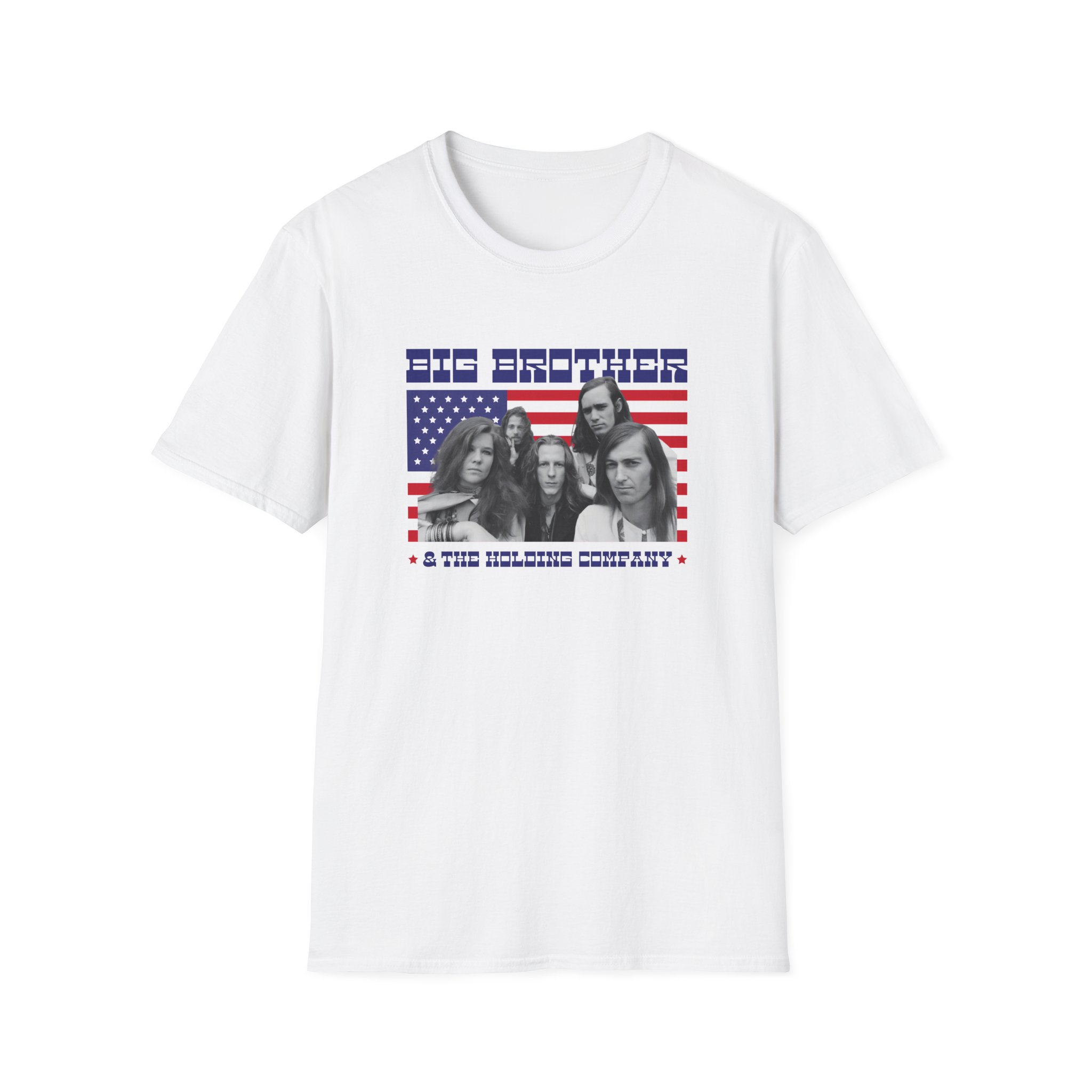 Janis Joplin Big Brother & the Holding Company Unisex Softstyle T-Shirt