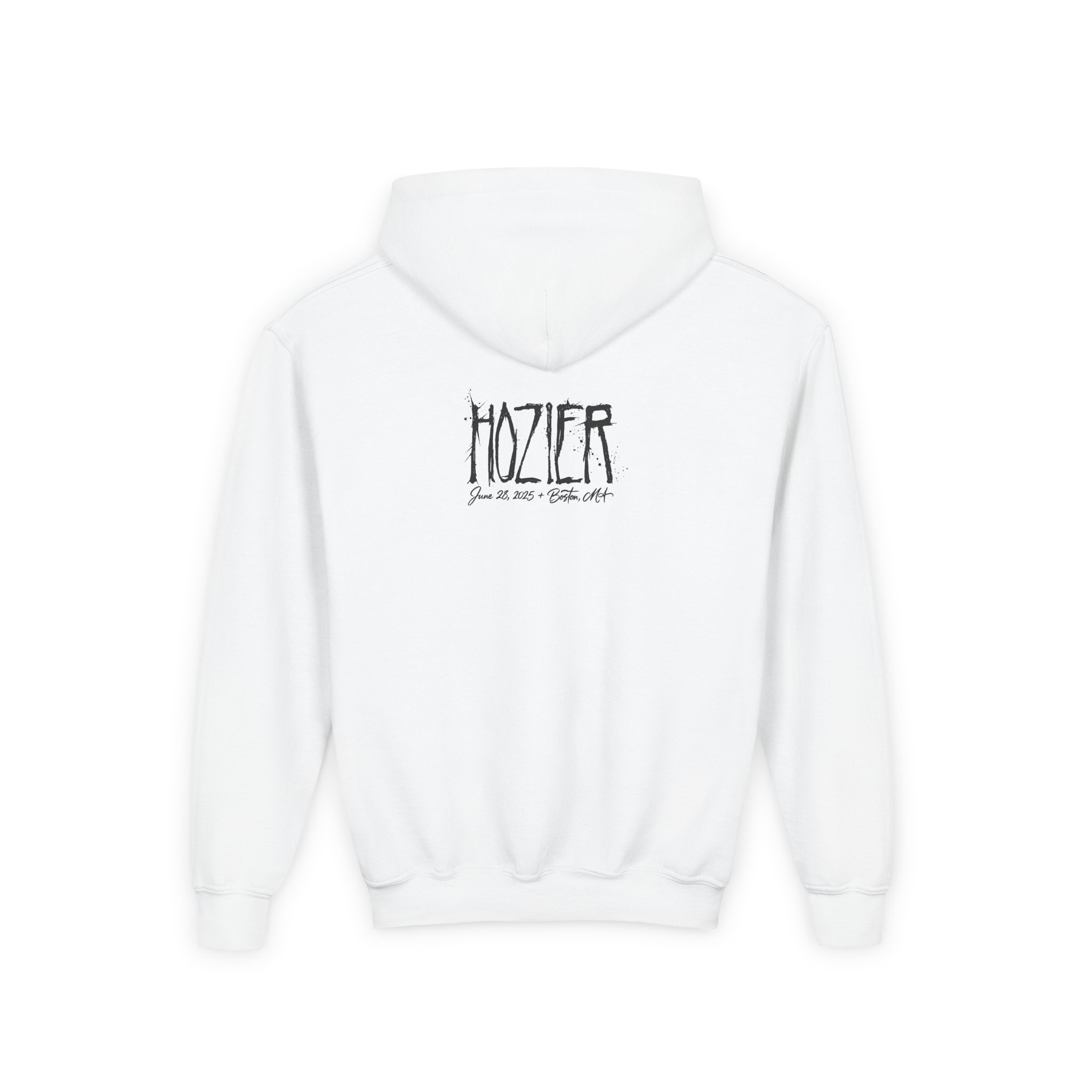 Hozier Boston June 23 Show Youth Heavy Blend Hooded Sweatshirt - Image 2