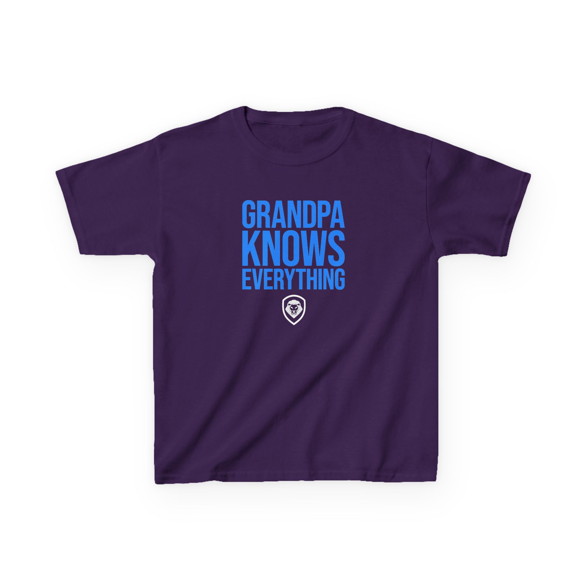 Valuetainment Grandpa Knows Everything Kids Heavy Cotton™ Tee - Image 7
