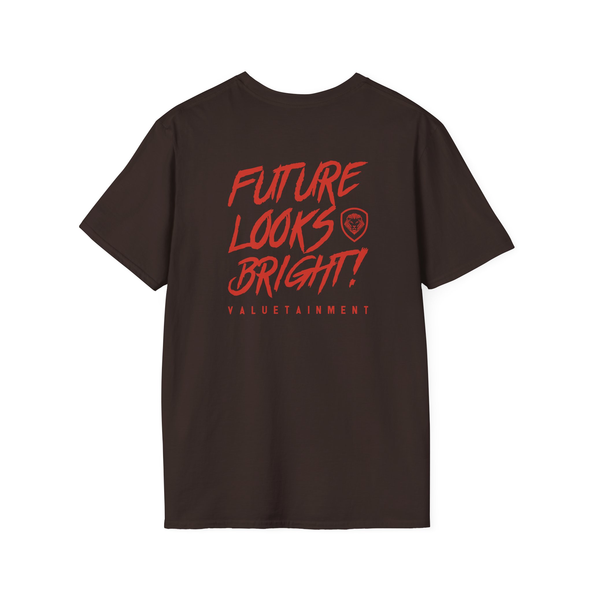 Valuetainment Future Looks Bright Unisex Softstyle T-Shirt - Image 8