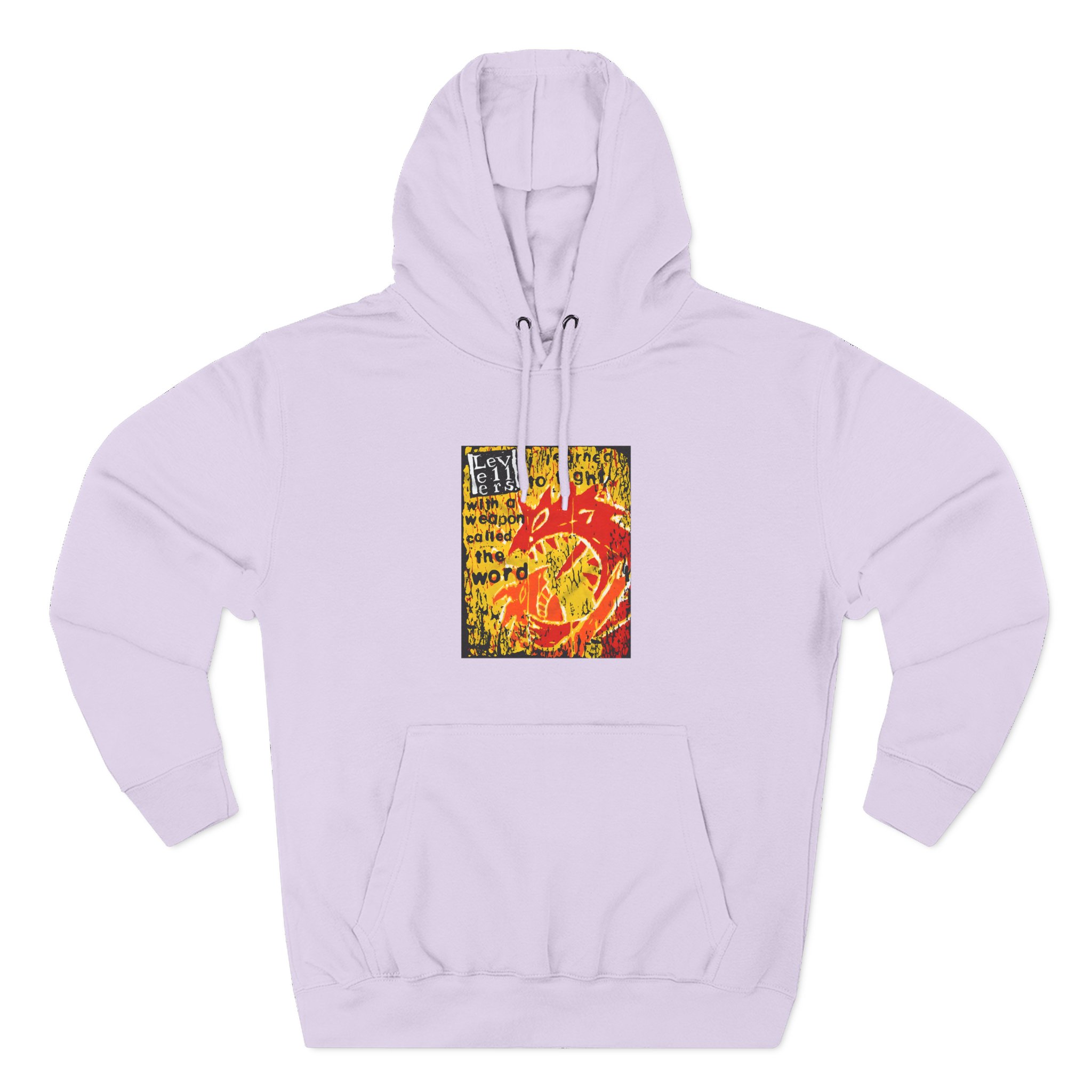 Levellers a Weapon Called the Word Three-Panel Fleece Hoodie - Image 13