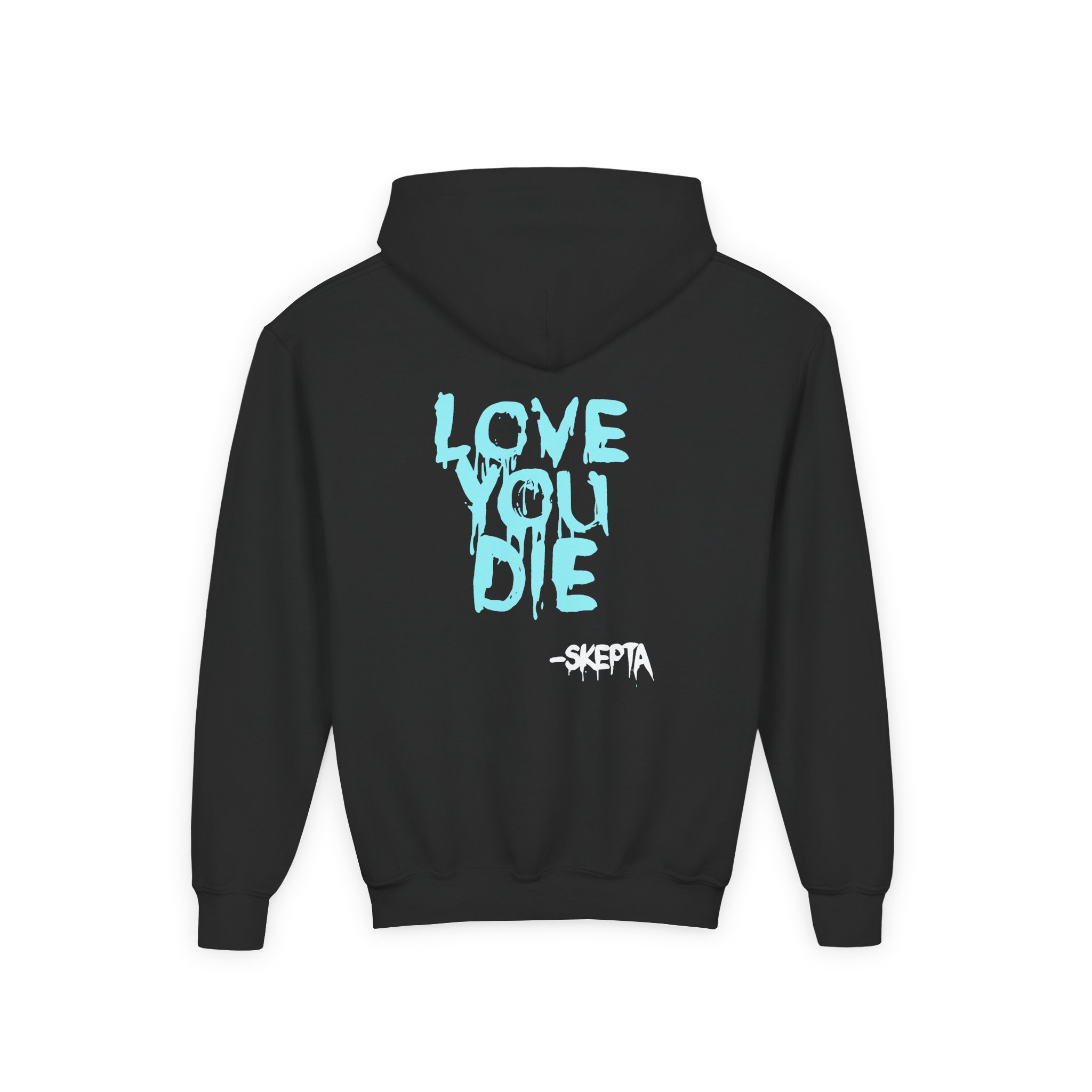 Sk Joseph Olaitan Adenuga Jr Youth Heavy Blend Hooded Sweatshirt - Image 2