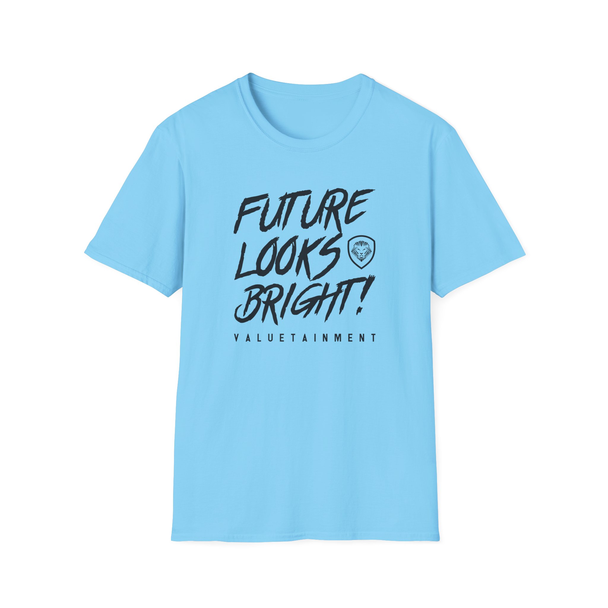 Valuetainment Future Looks Bright Unisex Softstyle T-Shirt - Image 19