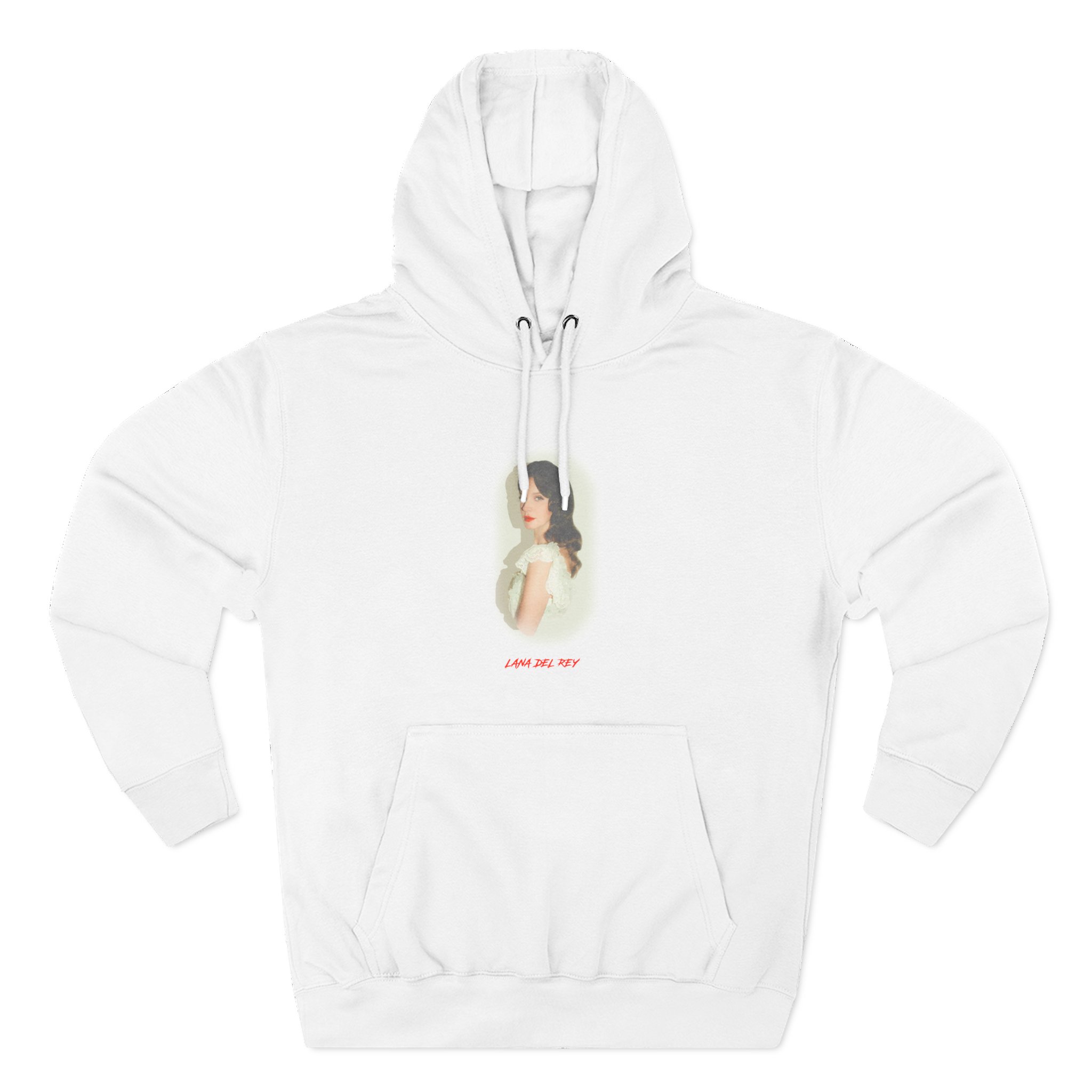Lanadelrey Indio Portrait Three-Panel Fleece Hoodie - Image 3
