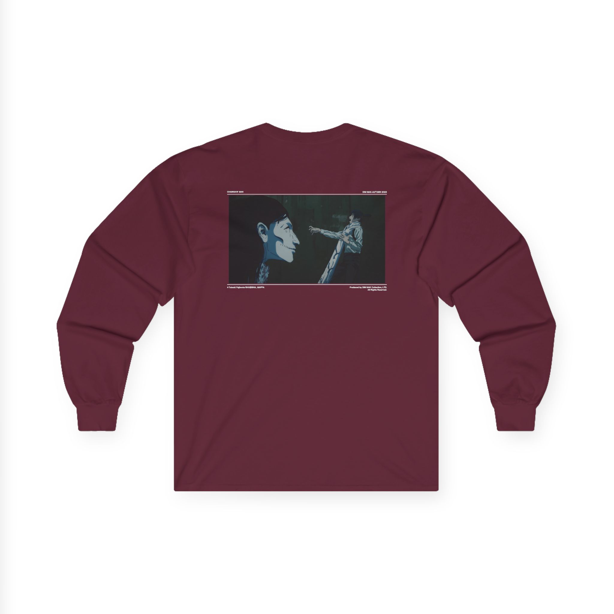 Chainsaw Man X Dim Mak Aki Unisex Ultra Cotton Long Sleeve Tee - Image 4
