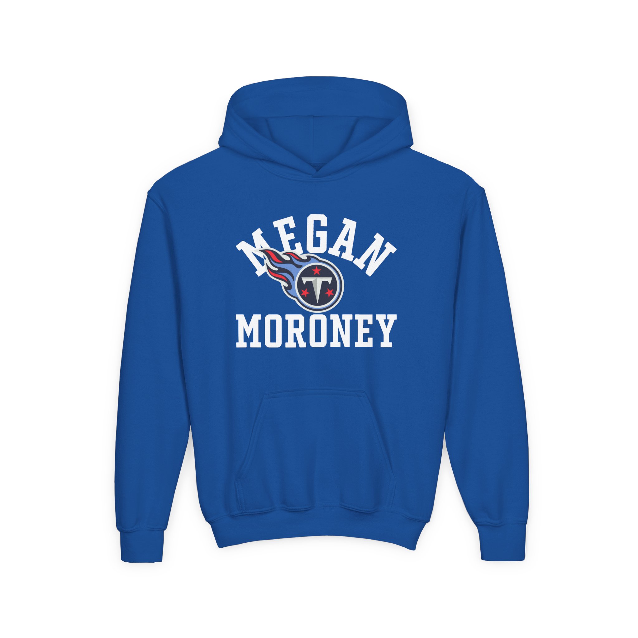 Megan Moroney Titans Varsity Youth Heavy Blend Hooded Sweatshirt - Image 9