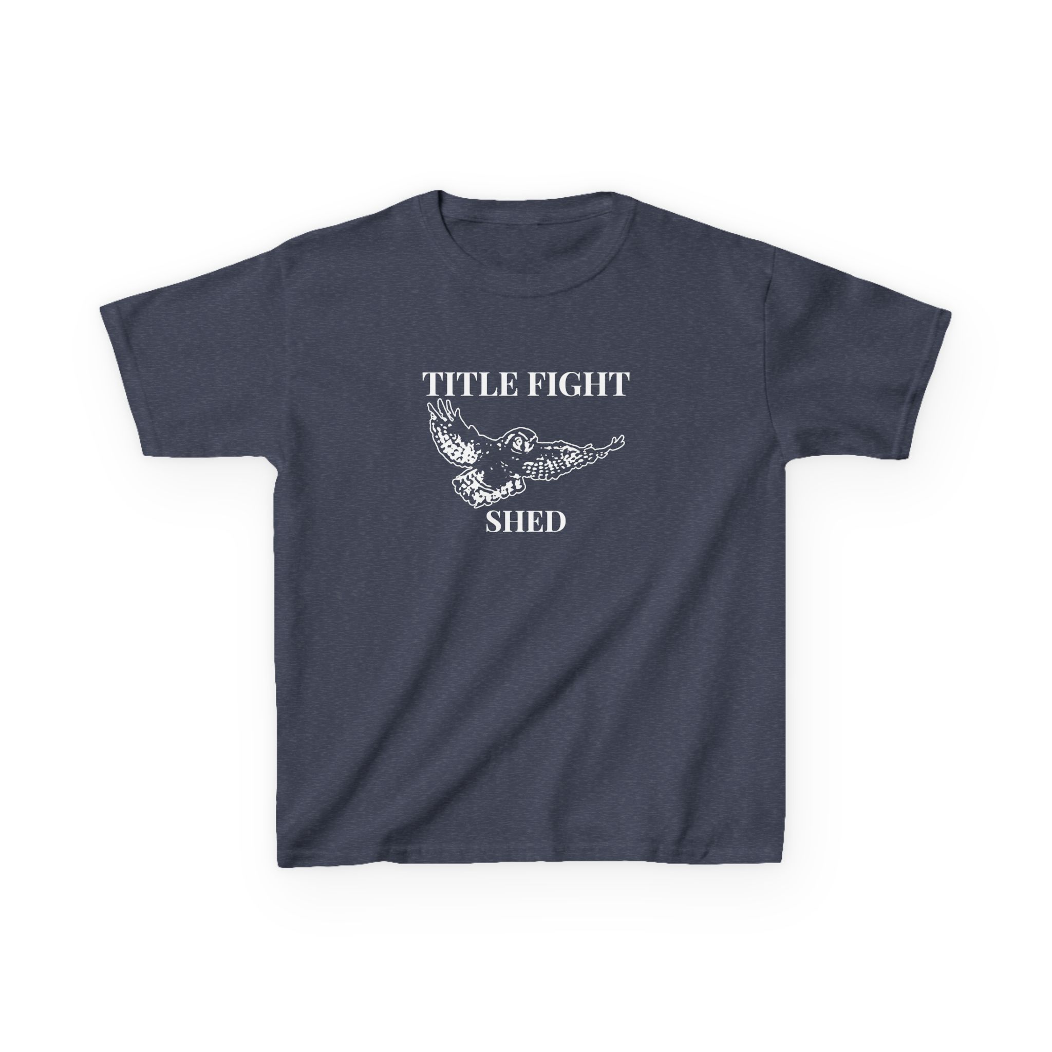 Kids Cold Cuts Title Fight Shed Owl Heavy Cotton™ Tee - Image 15