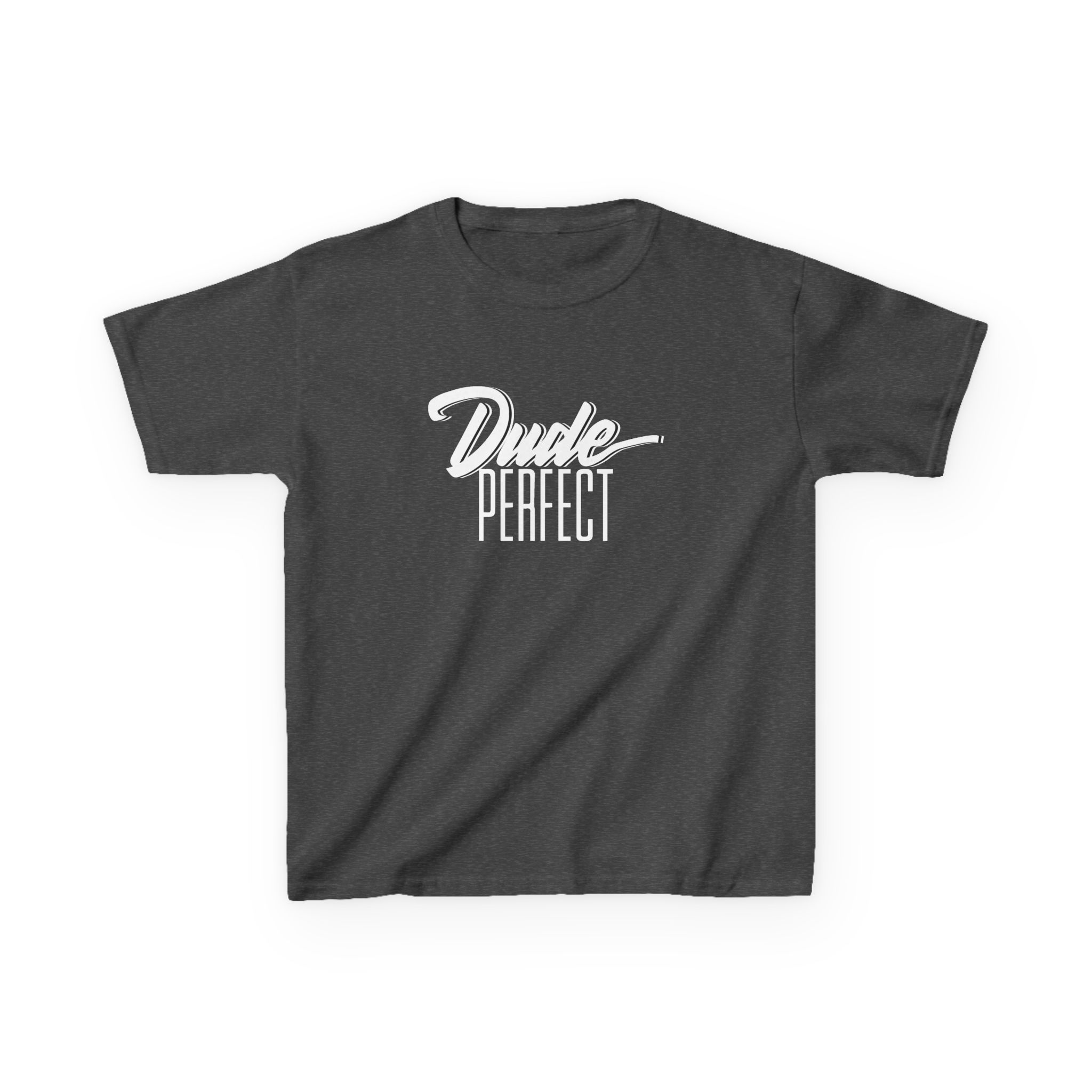 Dude Perfect Dude Script Kids Heavy Cotton™ Tee - Image 7