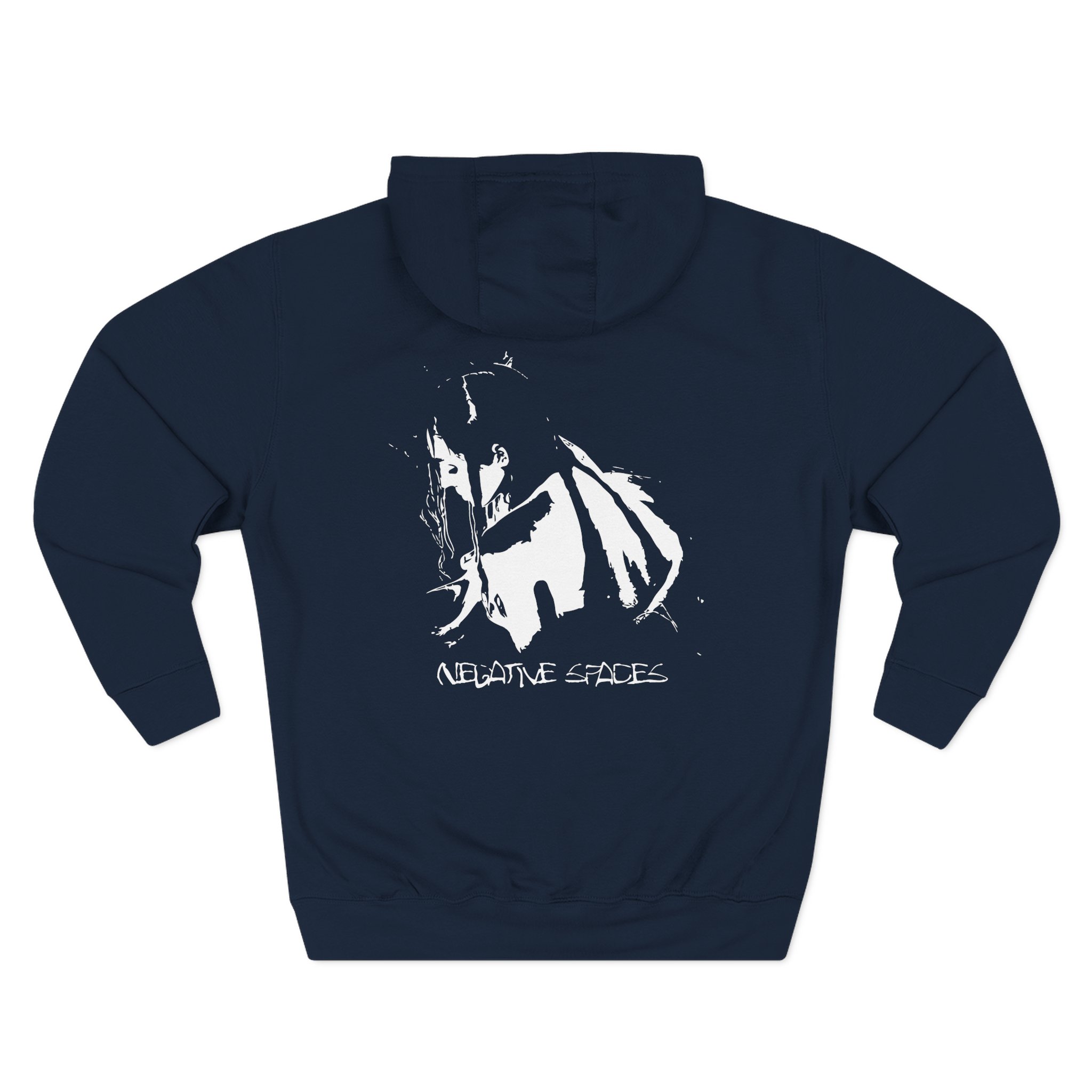 Poppy Negative Spaces Three-Panel Fleece Hoodie - Image 8
