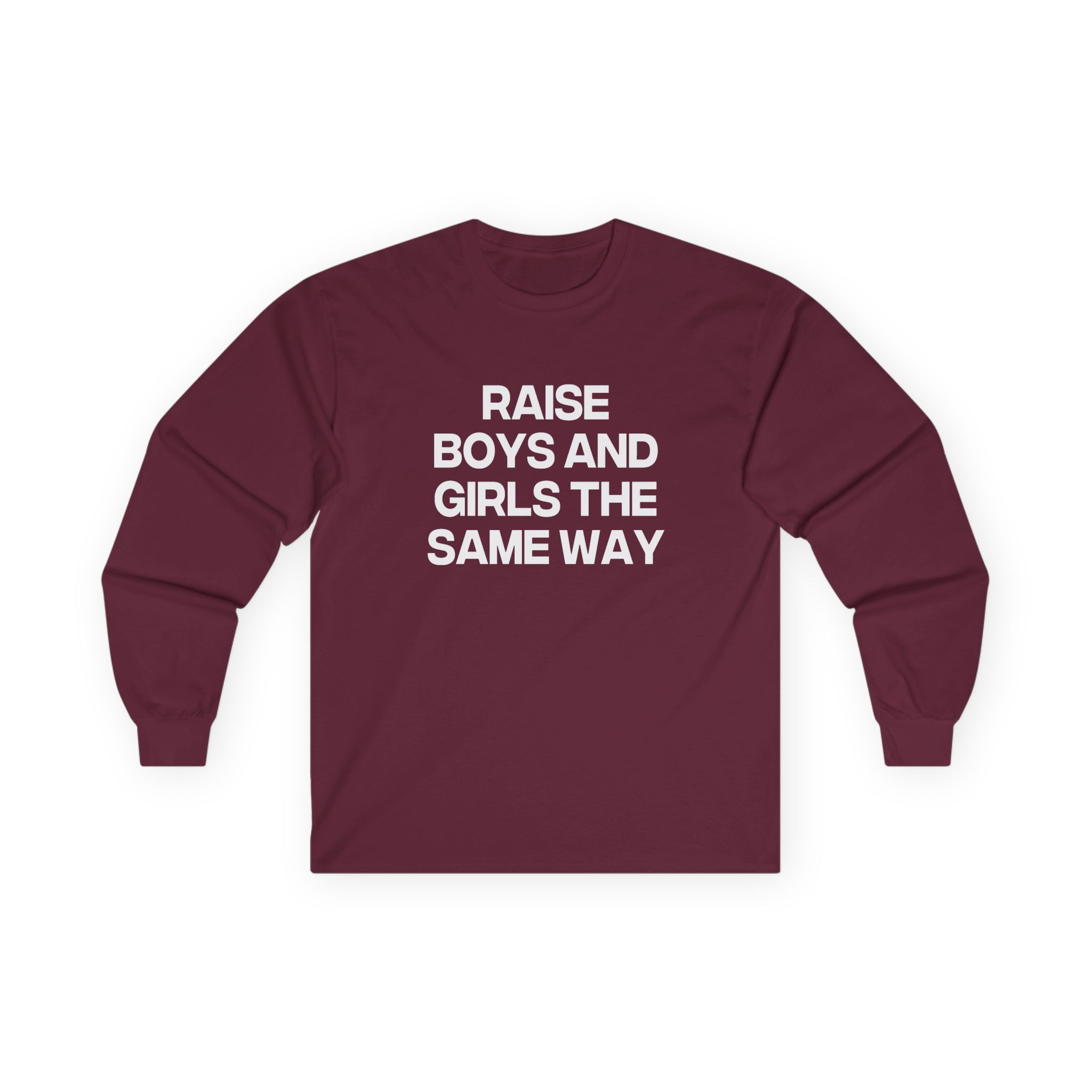 Jenny Holzer Raise the Same Way Unisex Ultra Cotton Long Sleeve Tee - Image 3