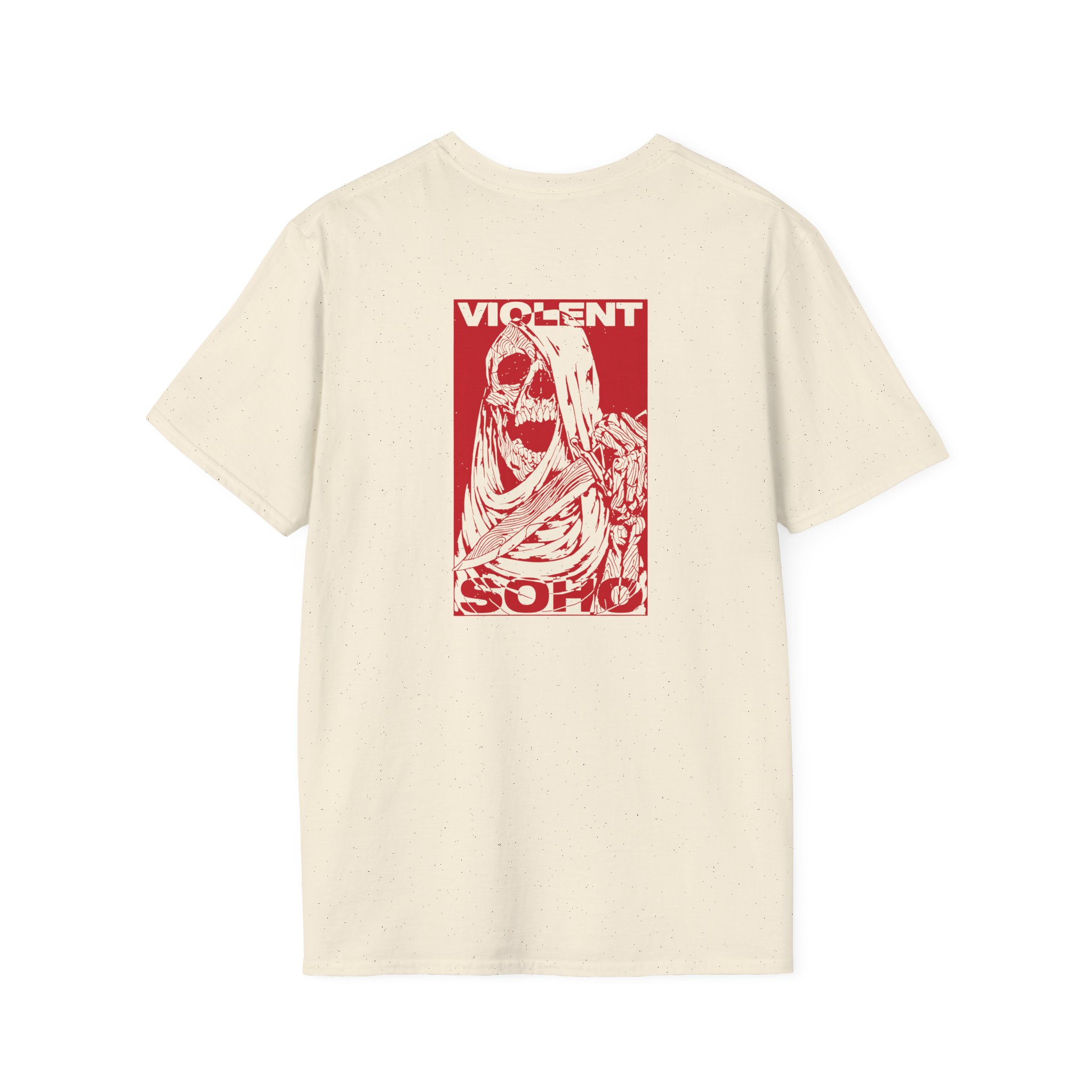 Violent Soho Skull Unisex Softstyle T-Shirt - Image 12