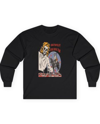 Blue October Open Book Skeleton Cowboy Unisex Ultra Cotton Long Sleeve Tee