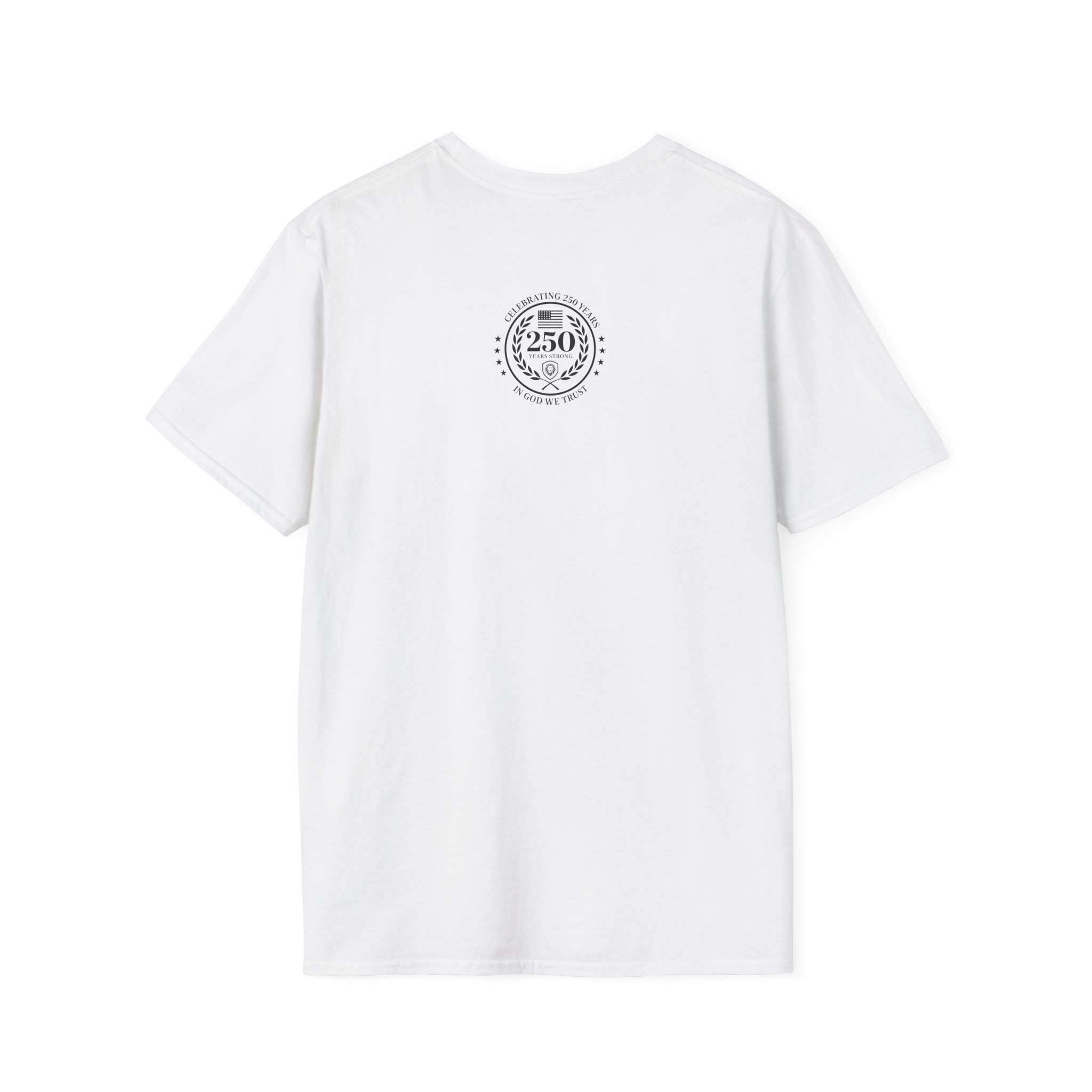 Valuetainment 250 Years No Kings Unisex Softstyle T-Shirt - Image 2