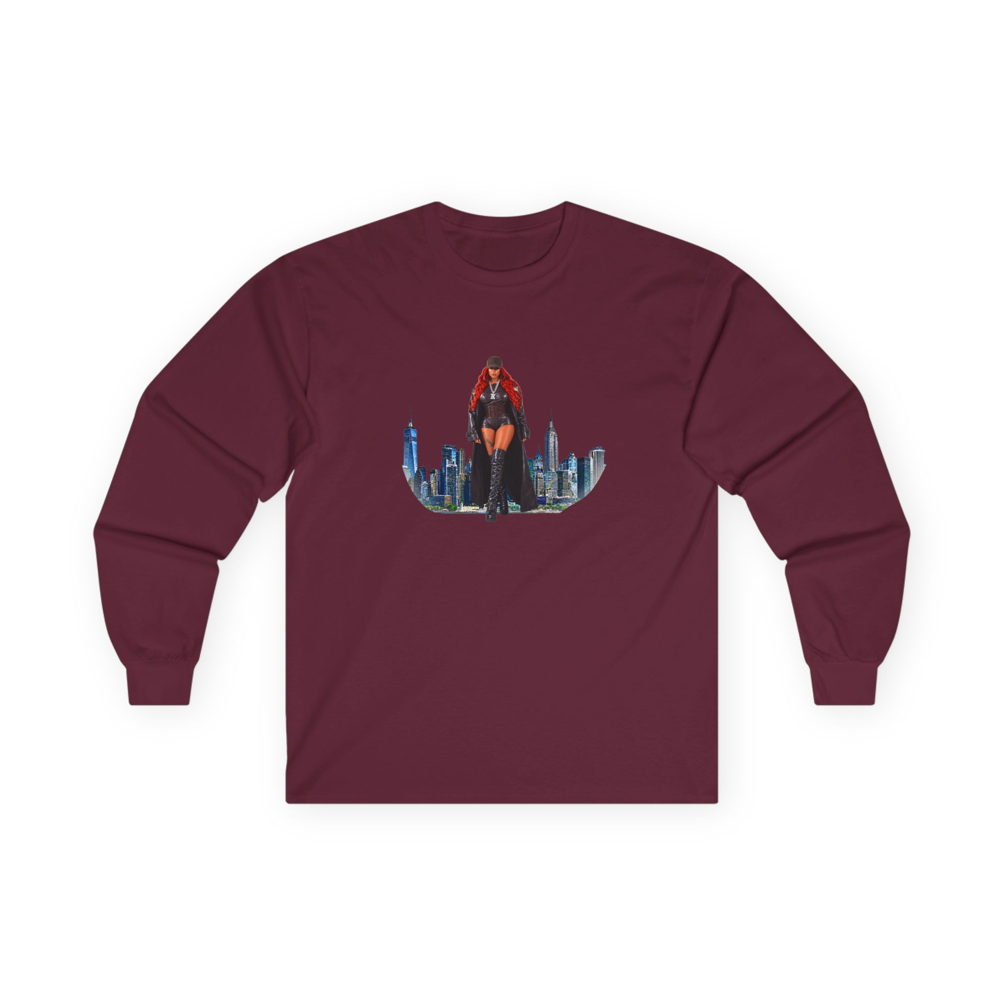 Mary J Blige City Unisex Ultra Cotton Long Sleeve Tee - Image 9