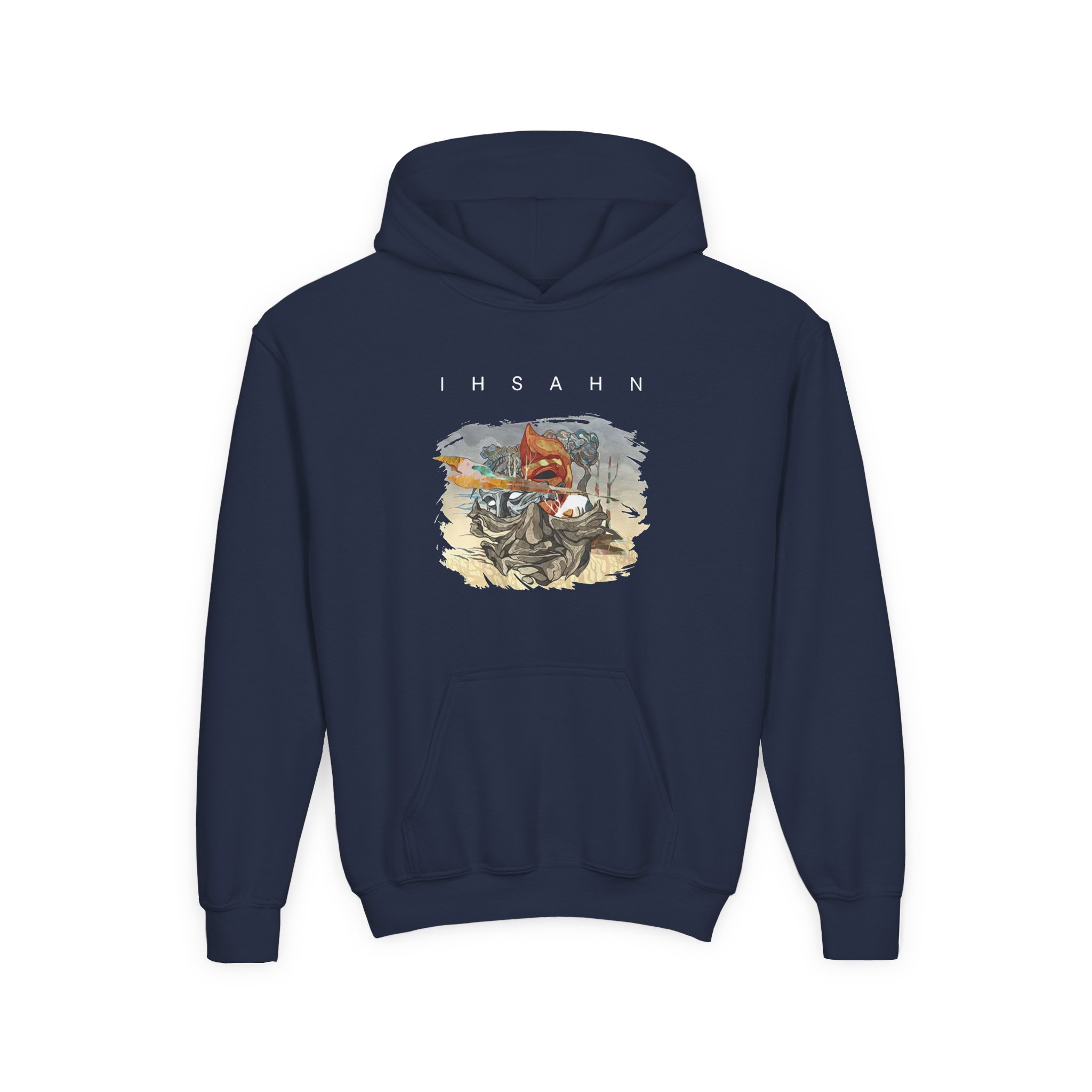 Youth Ihsahn Twice Born Heavy Blend Hooded Sweatshirt - Image 5