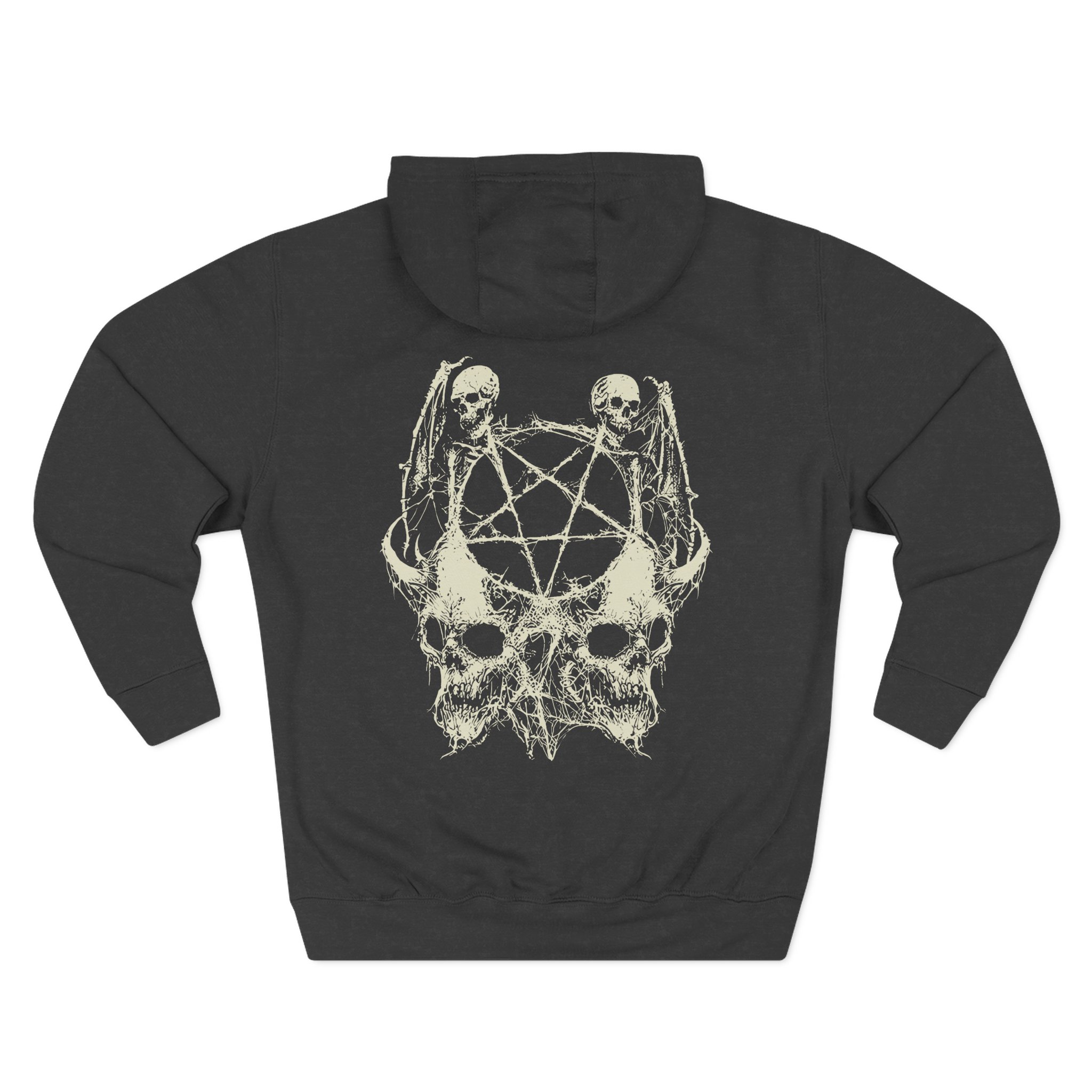 Paleface Swiss Skull Three-Panel Fleece Hoodie - Image 4