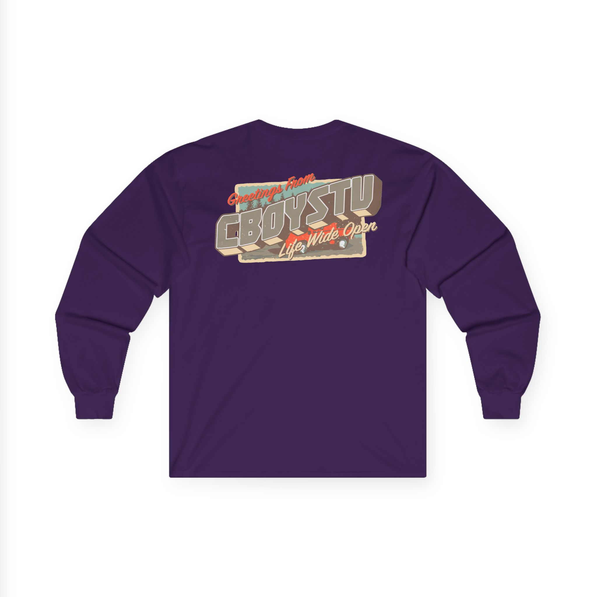 Cboystv Postcard Unisex Ultra Cotton Long Sleeve Tee - Image 24