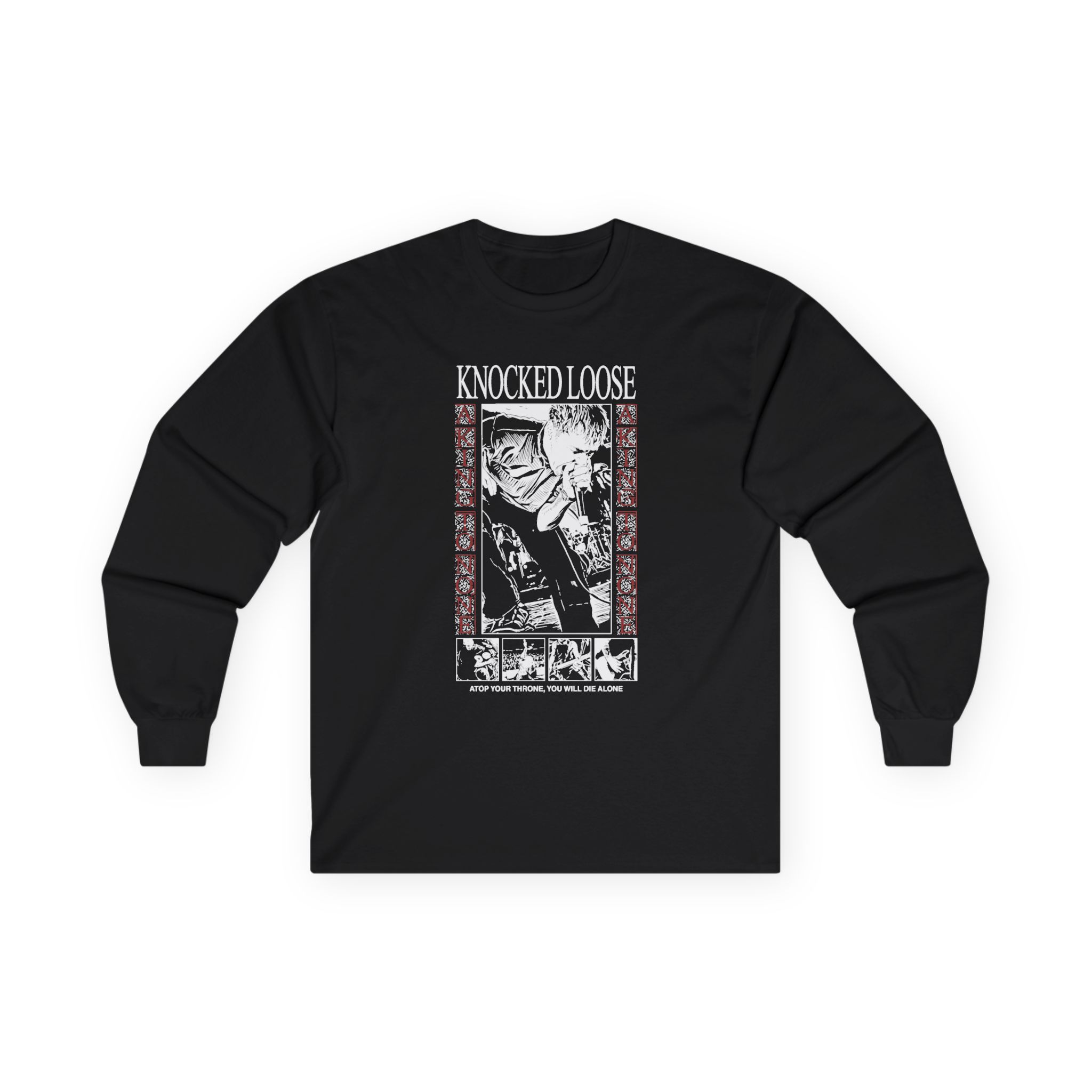 Knocked Loose Atop Your Throne Unisex Ultra Cotton Long Sleeve Tee