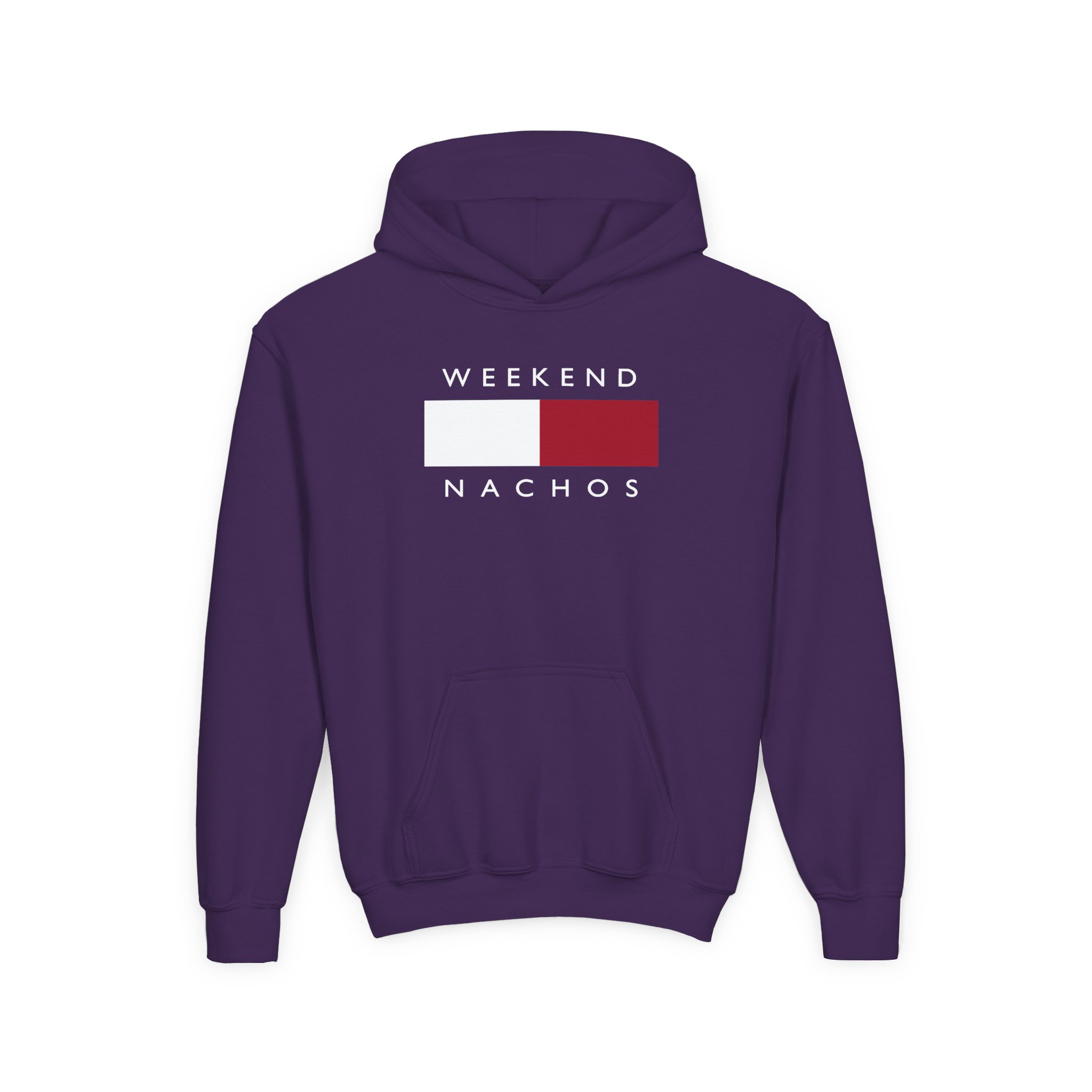 Youth Weekend Nachos Heavy Blend Hooded Sweatshirt - Image 11