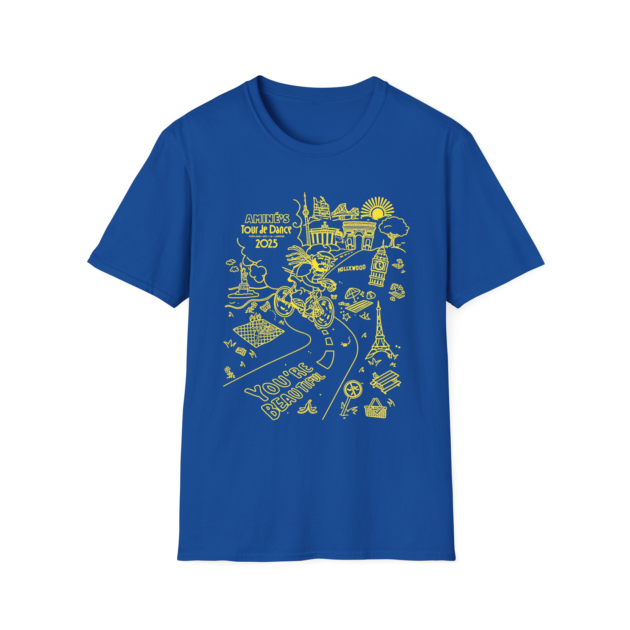 Aminé You're Beautiful Tour Unisex Softstyle T-Shirt - Image 11