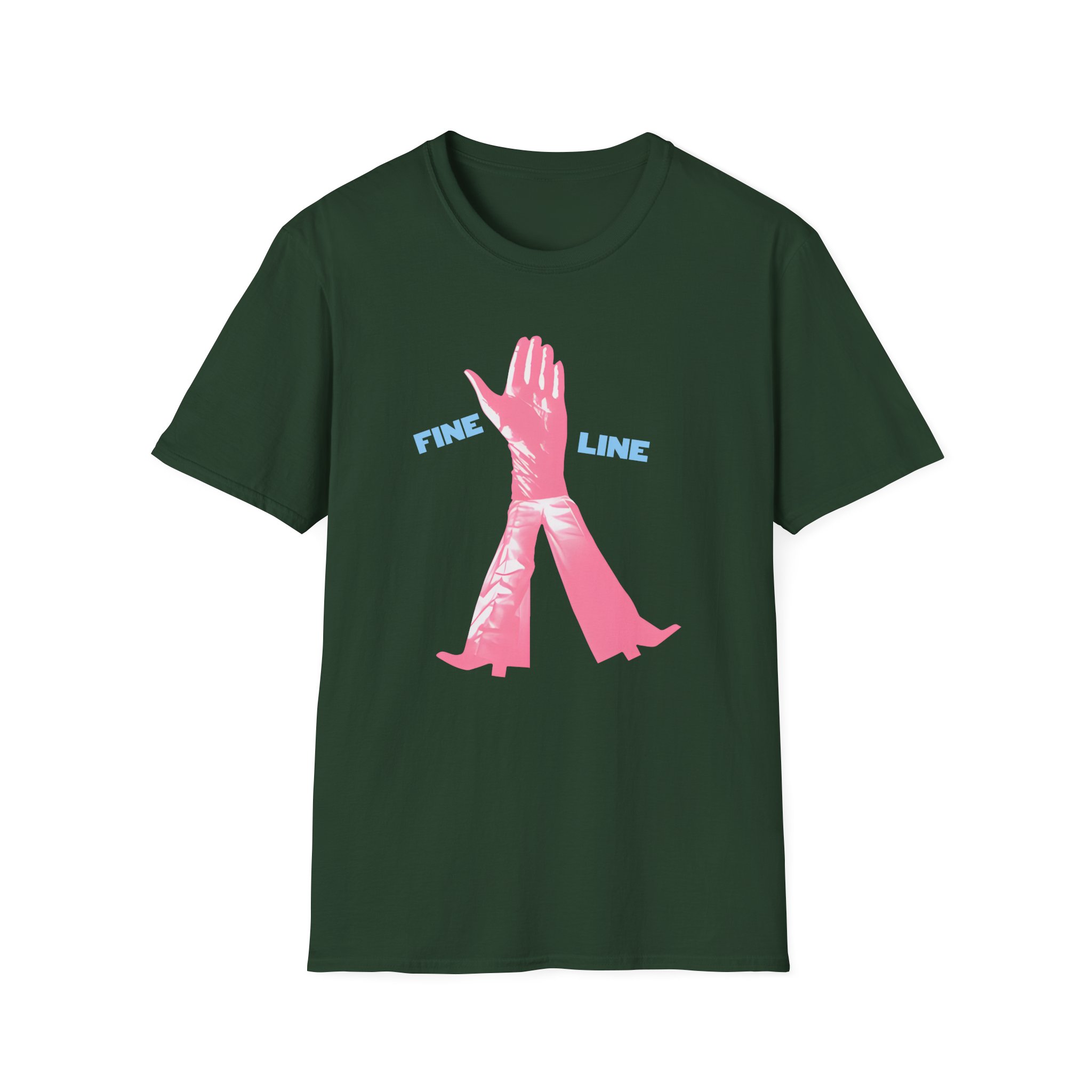 Love on Tour Fine Line Unisex Softstyle T-Shirt - Image 9