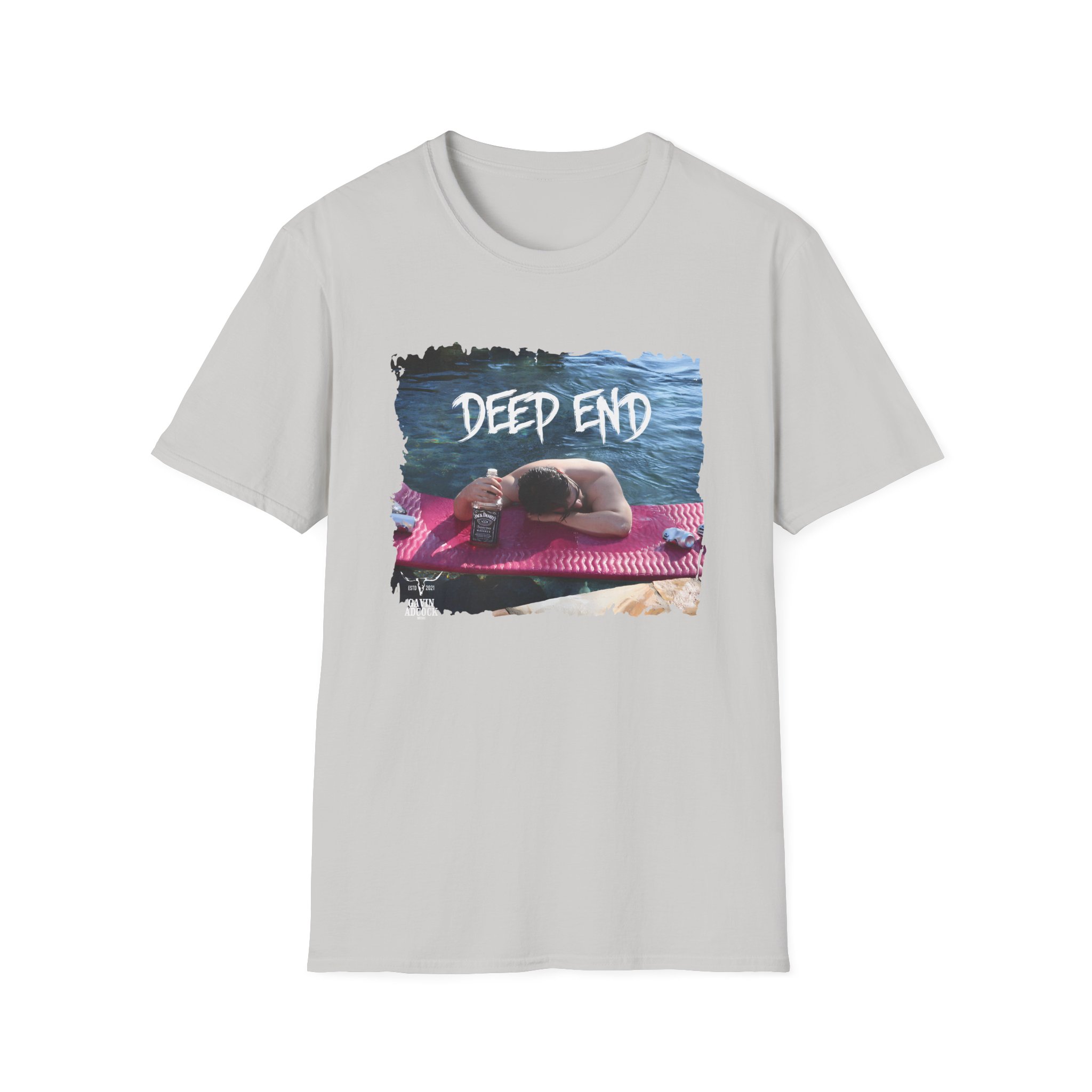 Gavin Adcock Deep End Unisex Softstyle T-Shirt - Image 5
