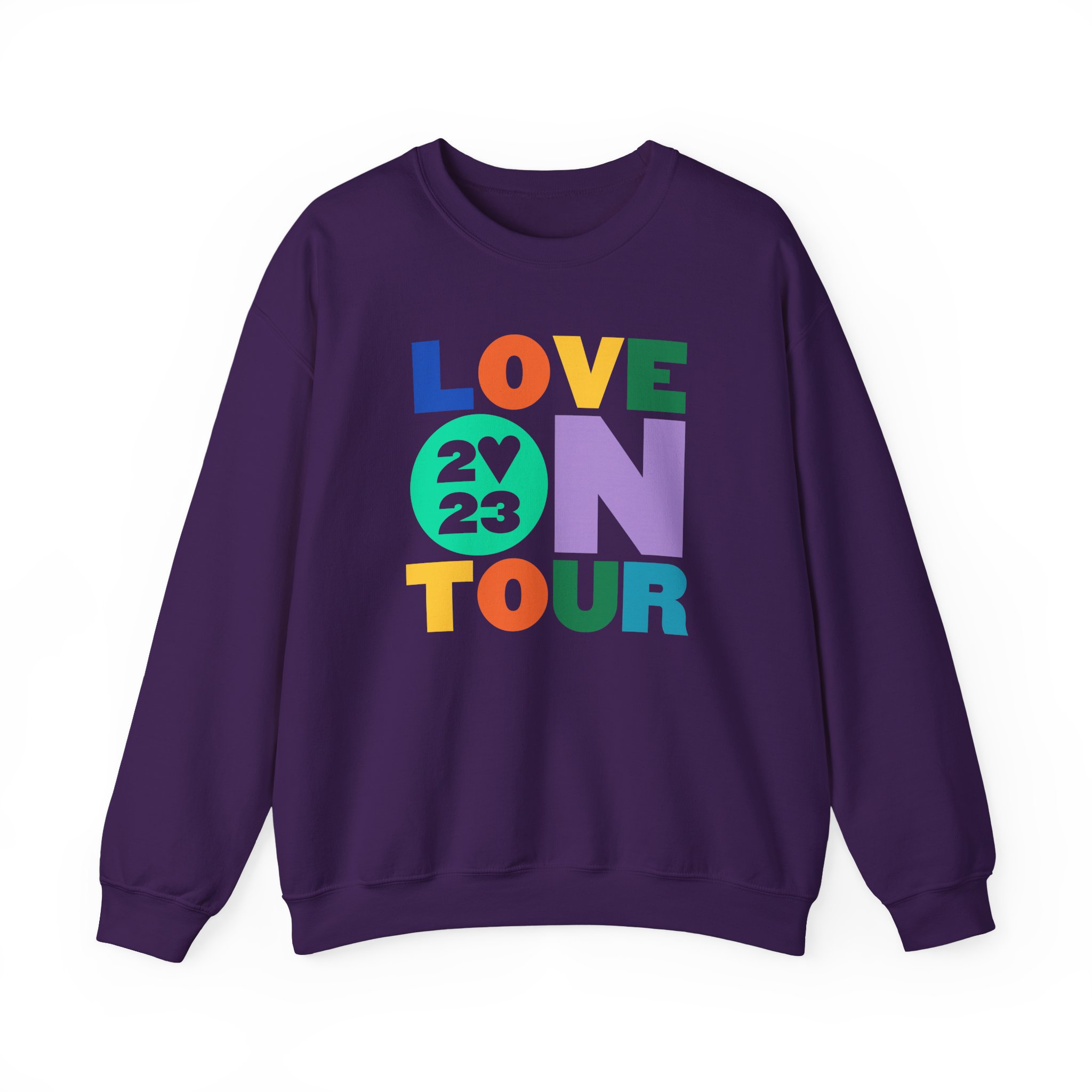 Love on Tour 2023 Unisex Heavy Blend™ Crewneck Sweatshirt - Image 9