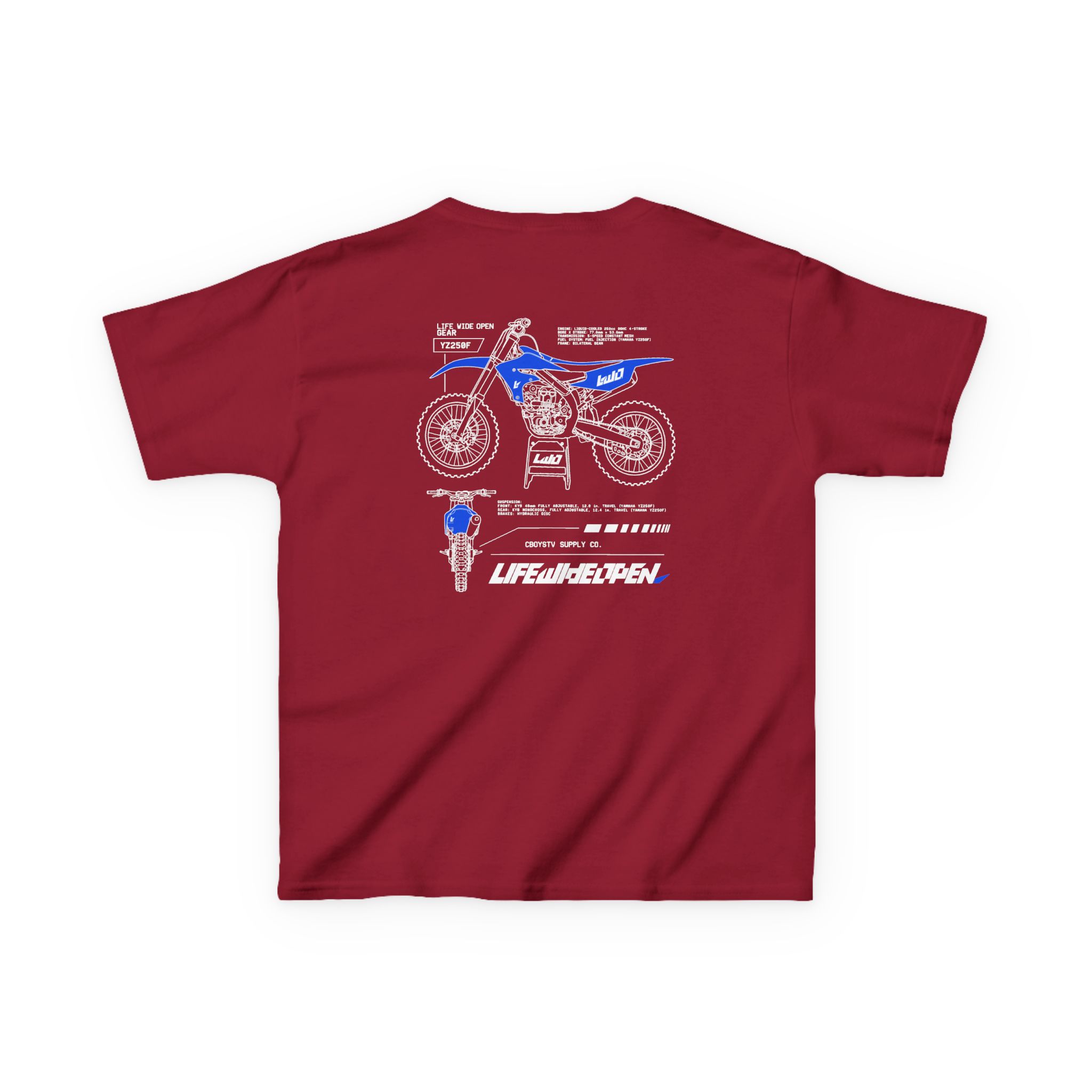 Kids Cboystv Yamaha Spec Heavy Cotton™ Tee - Image 22