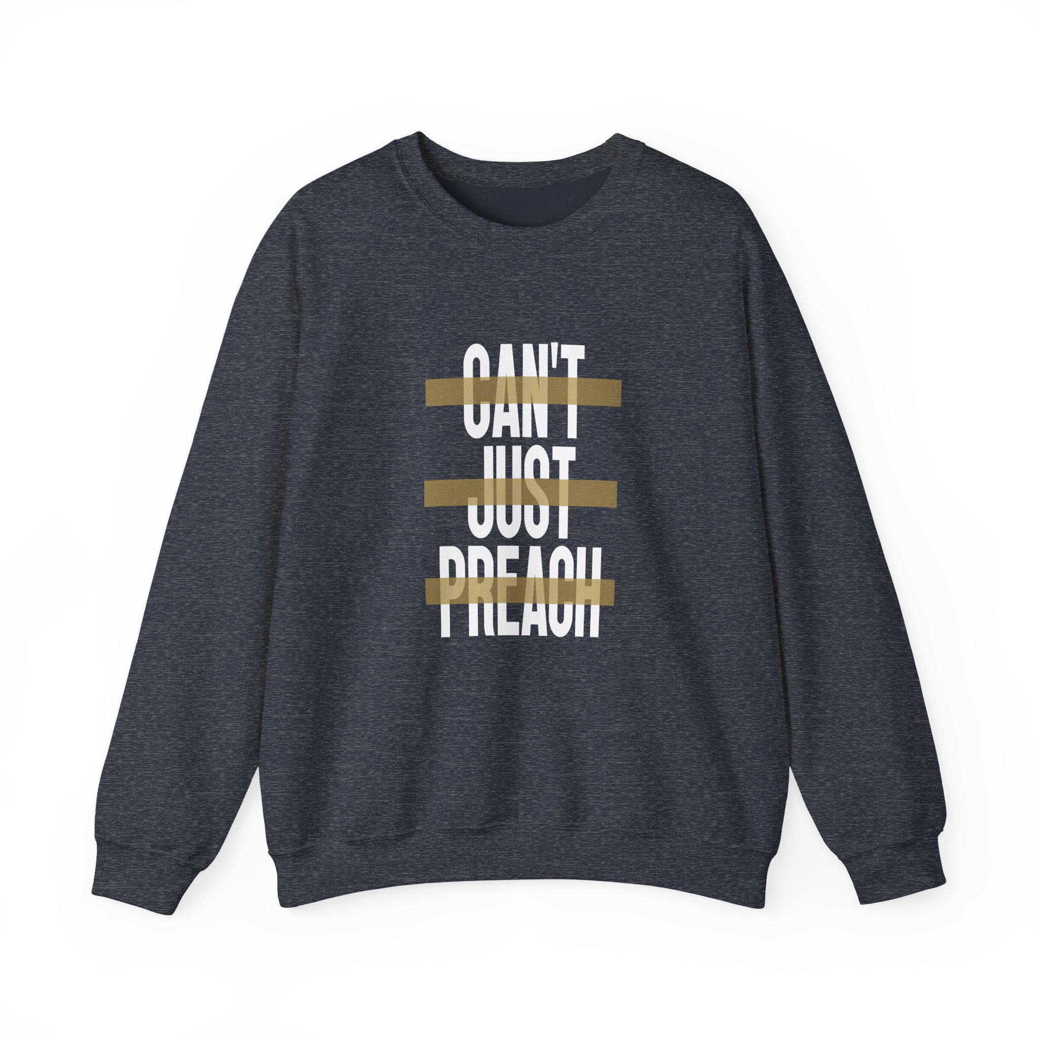 John Legend Can't Just Preach Unisex Heavy Blend™ Crewneck Sweatshirt - Image 15