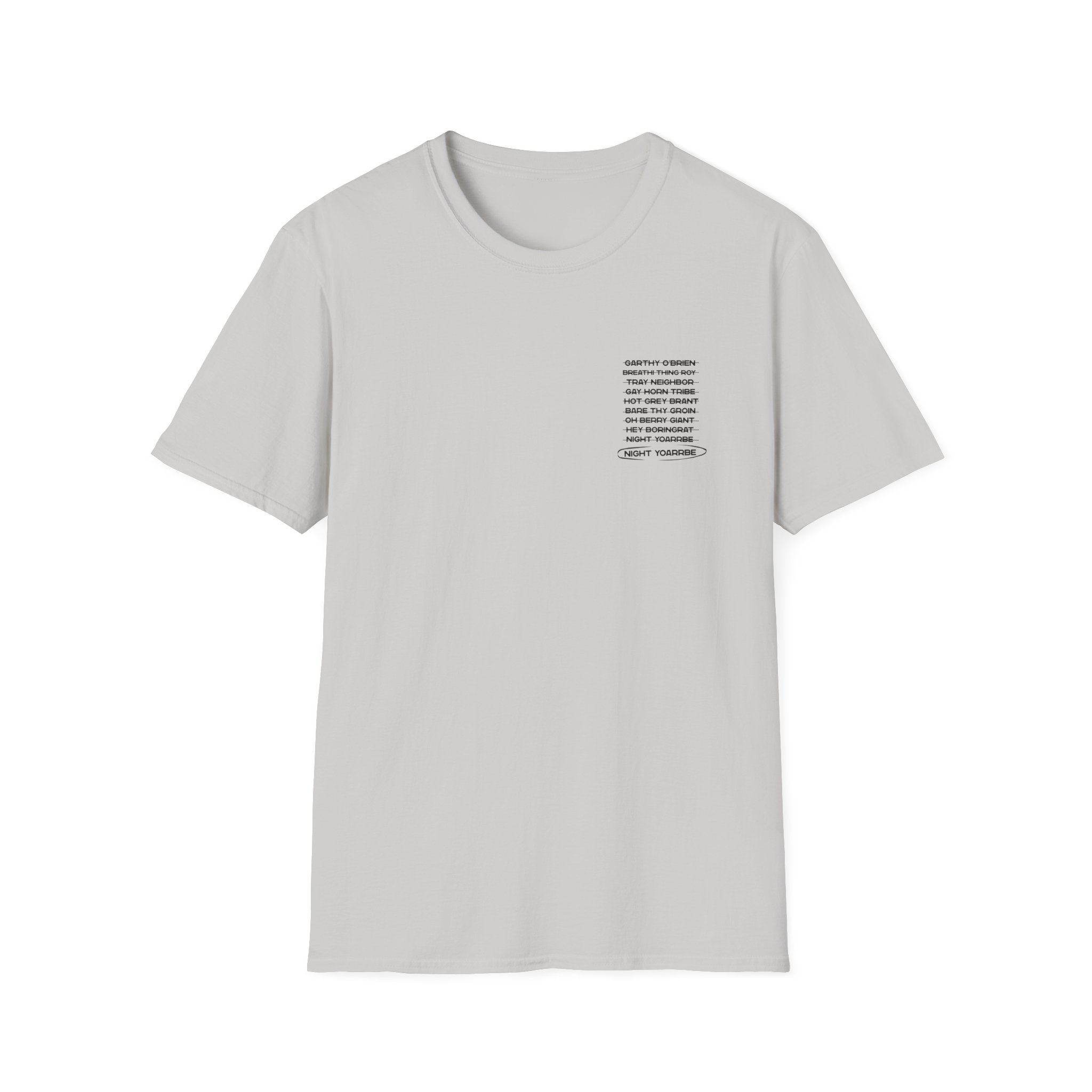 Dropout Night Yorb Anagram Unisex Softstyle T-Shirt - Image 7