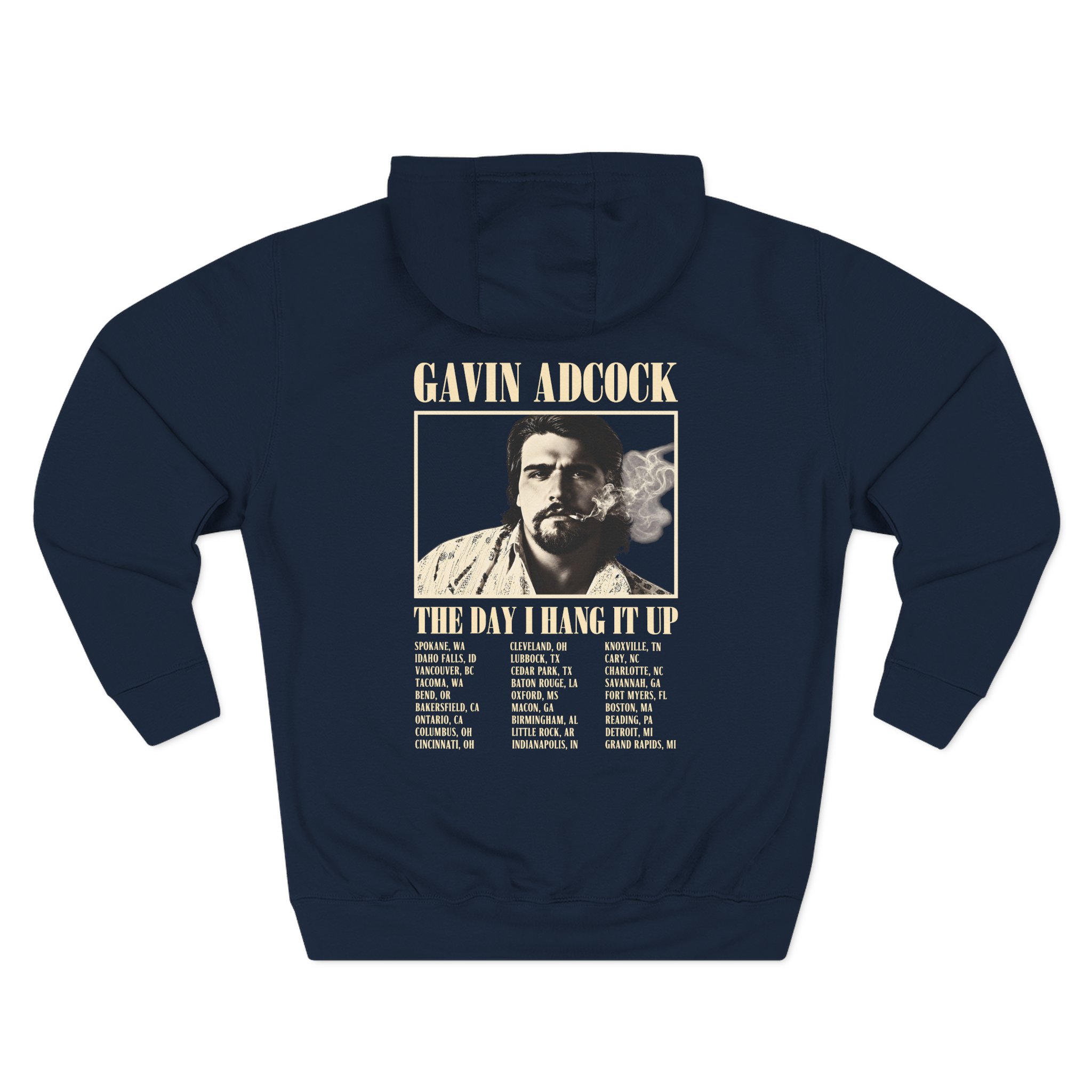 Gavin Adcock Hang It Up Tour Three-Panel Fleece Hoodie - Image 8
